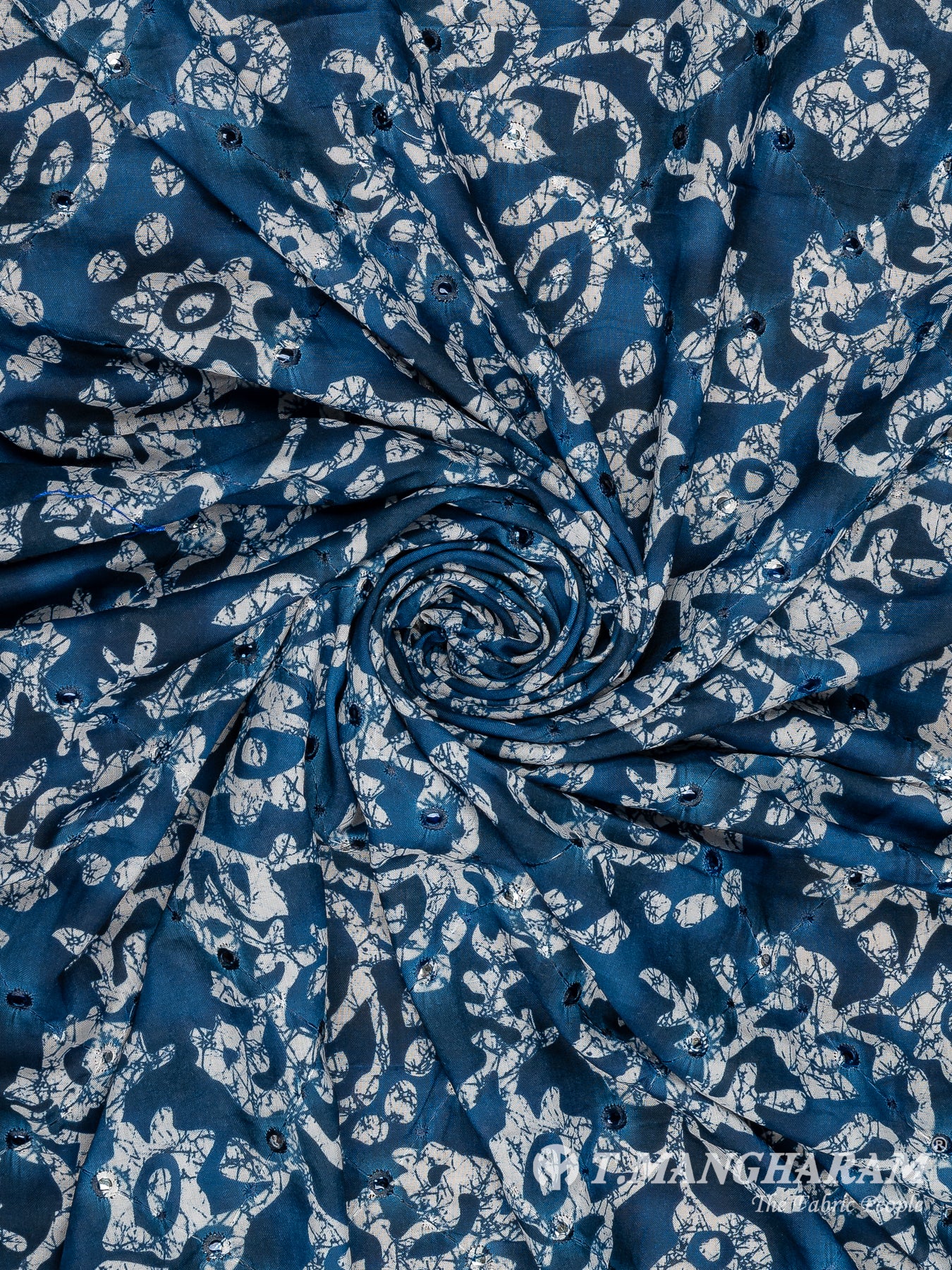 Blue Cotton Fabric - EB8777