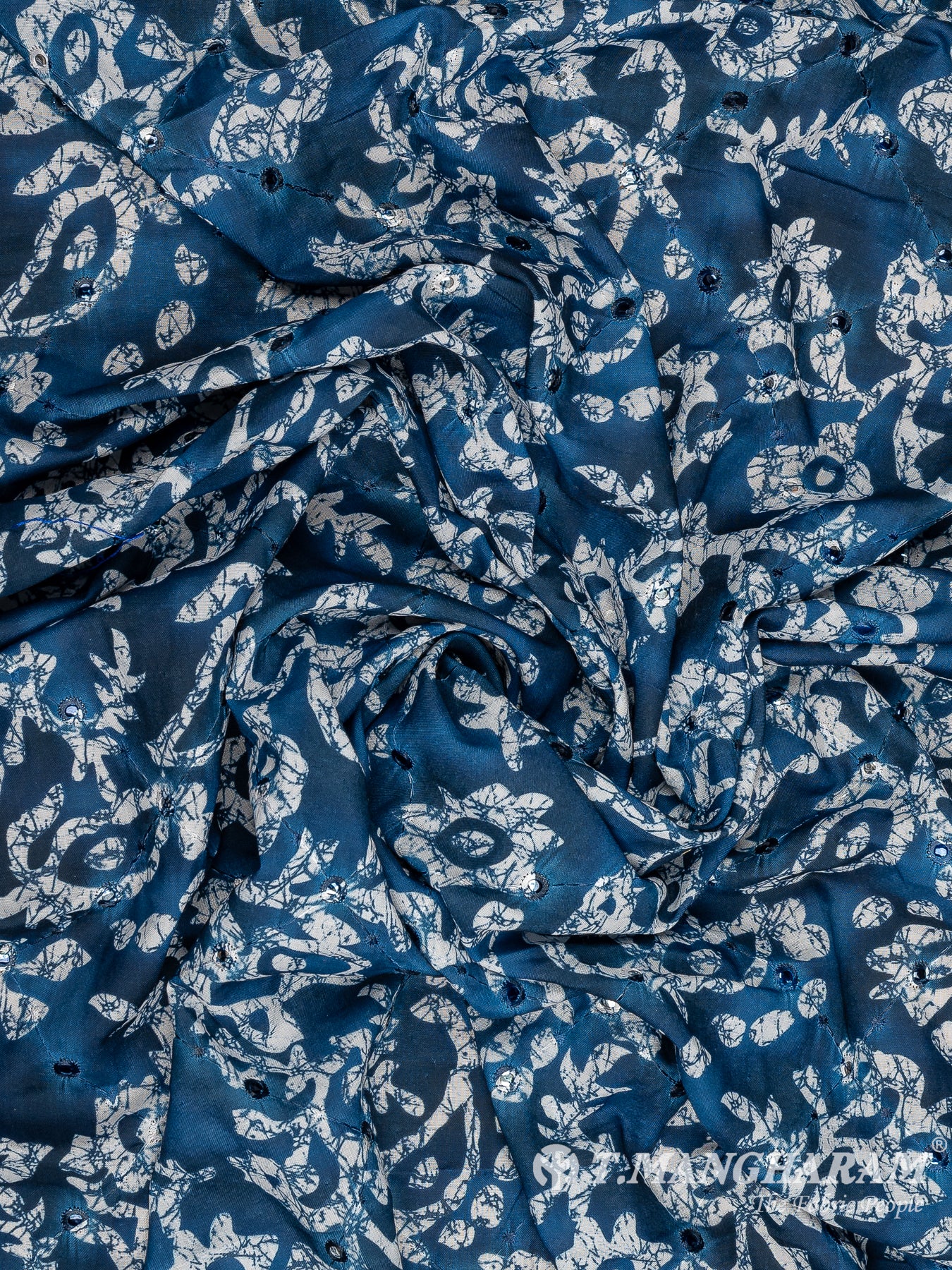 Blue Cotton Fabric - EB8777