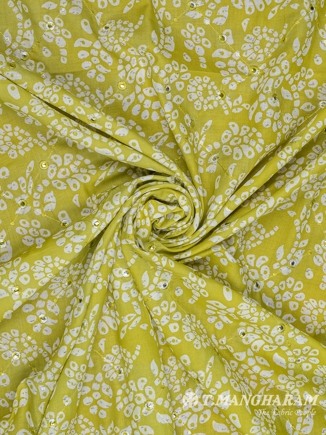 Green Cotton Fabric - EB8779