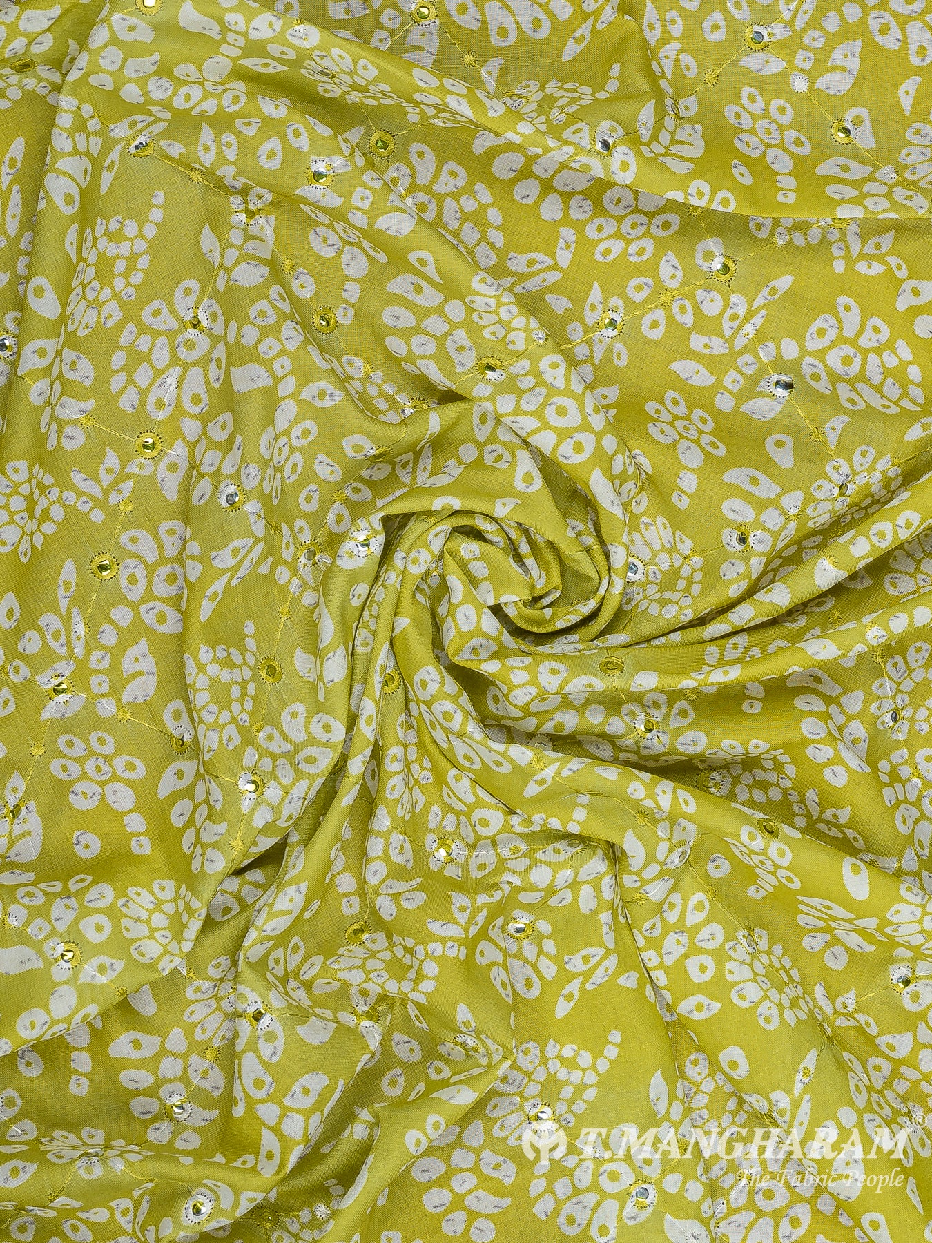 Green Cotton Fabric - EB8779