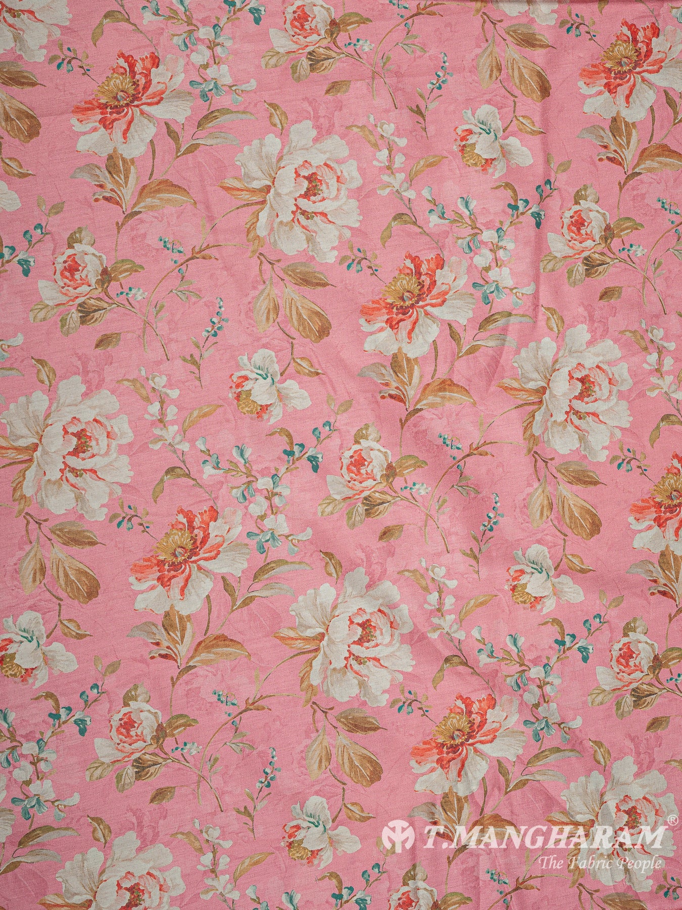 Pink Cotton Fabric - EC11693