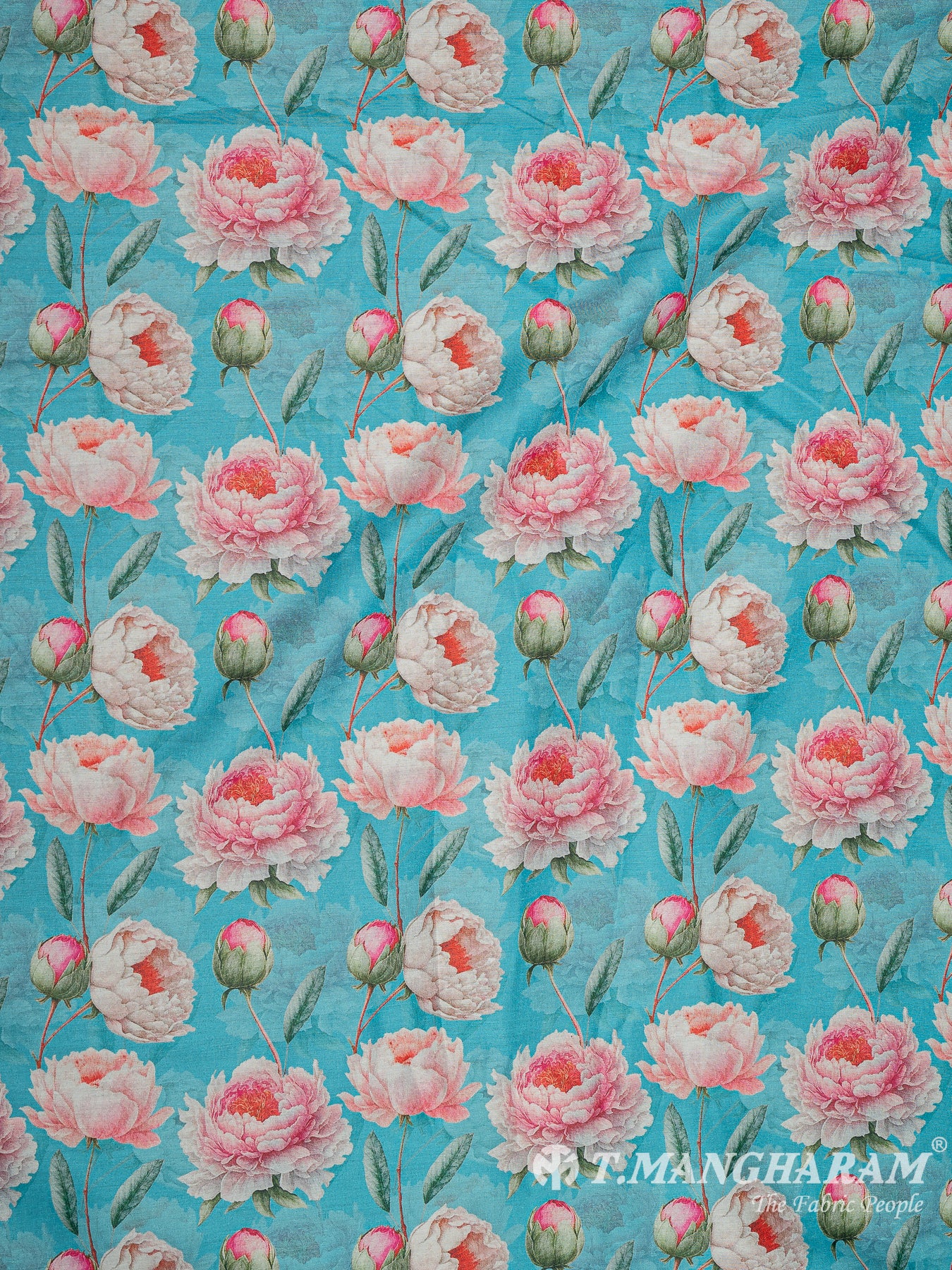 Blue Cotton Fabric - EC11703