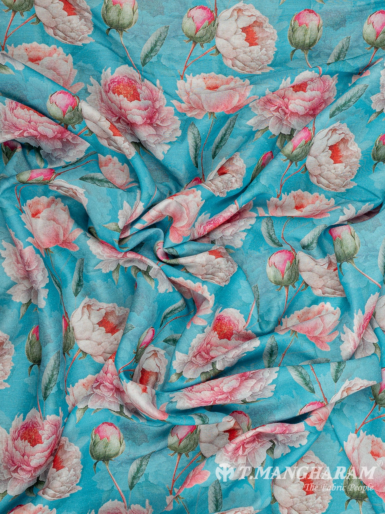 Blue Cotton Fabric - EC11703