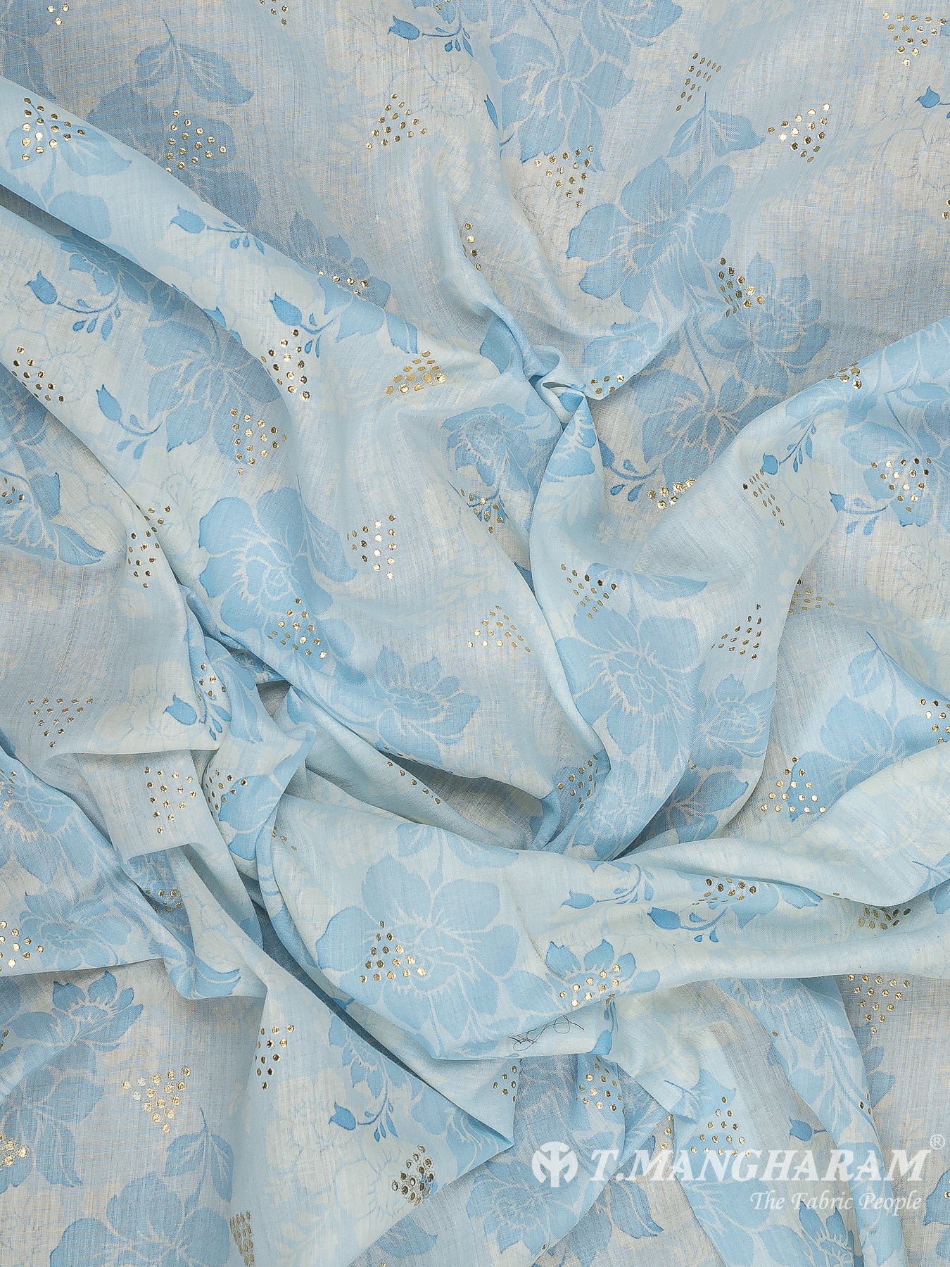 Blue Cotton Fabric - EB8763