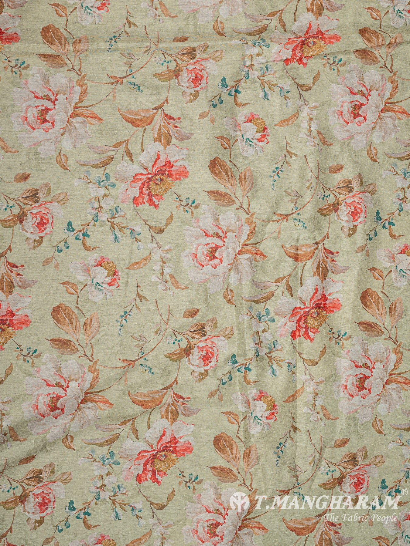 Green Cotton Fabric - EC11698