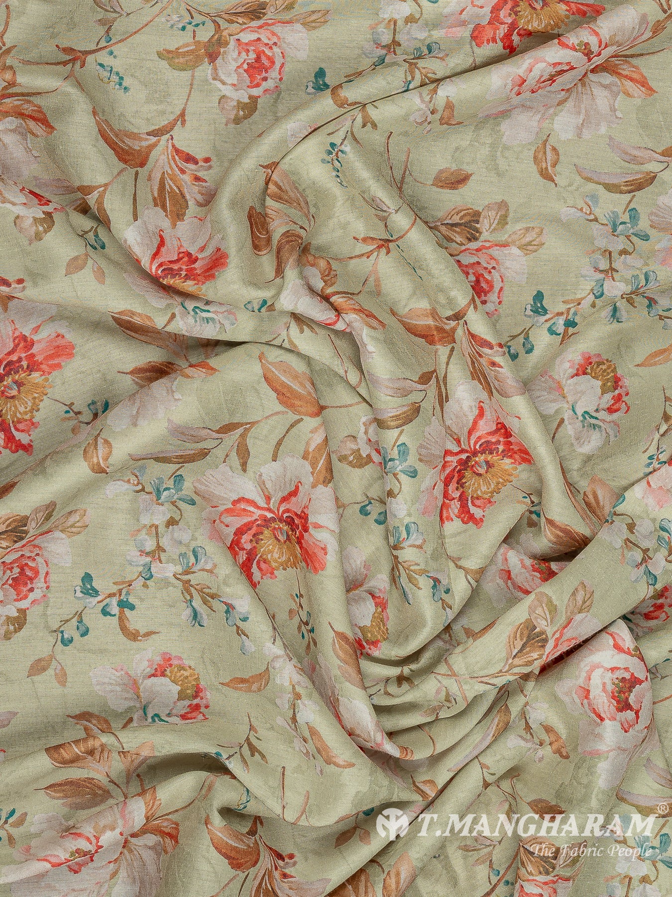 Green Cotton Fabric - EC11698