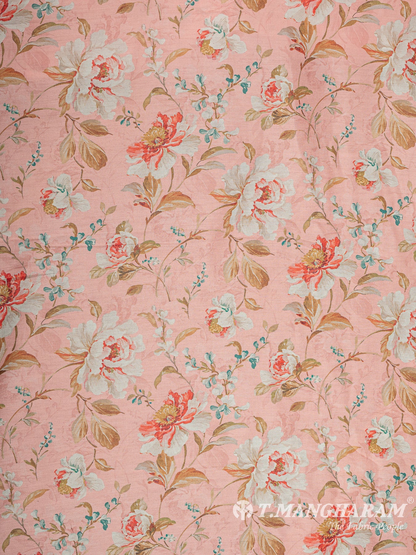 Peach Cotton Fabric - EC11699