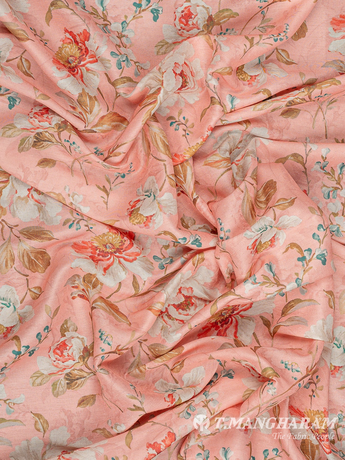 Peach Cotton Fabric - EC11699