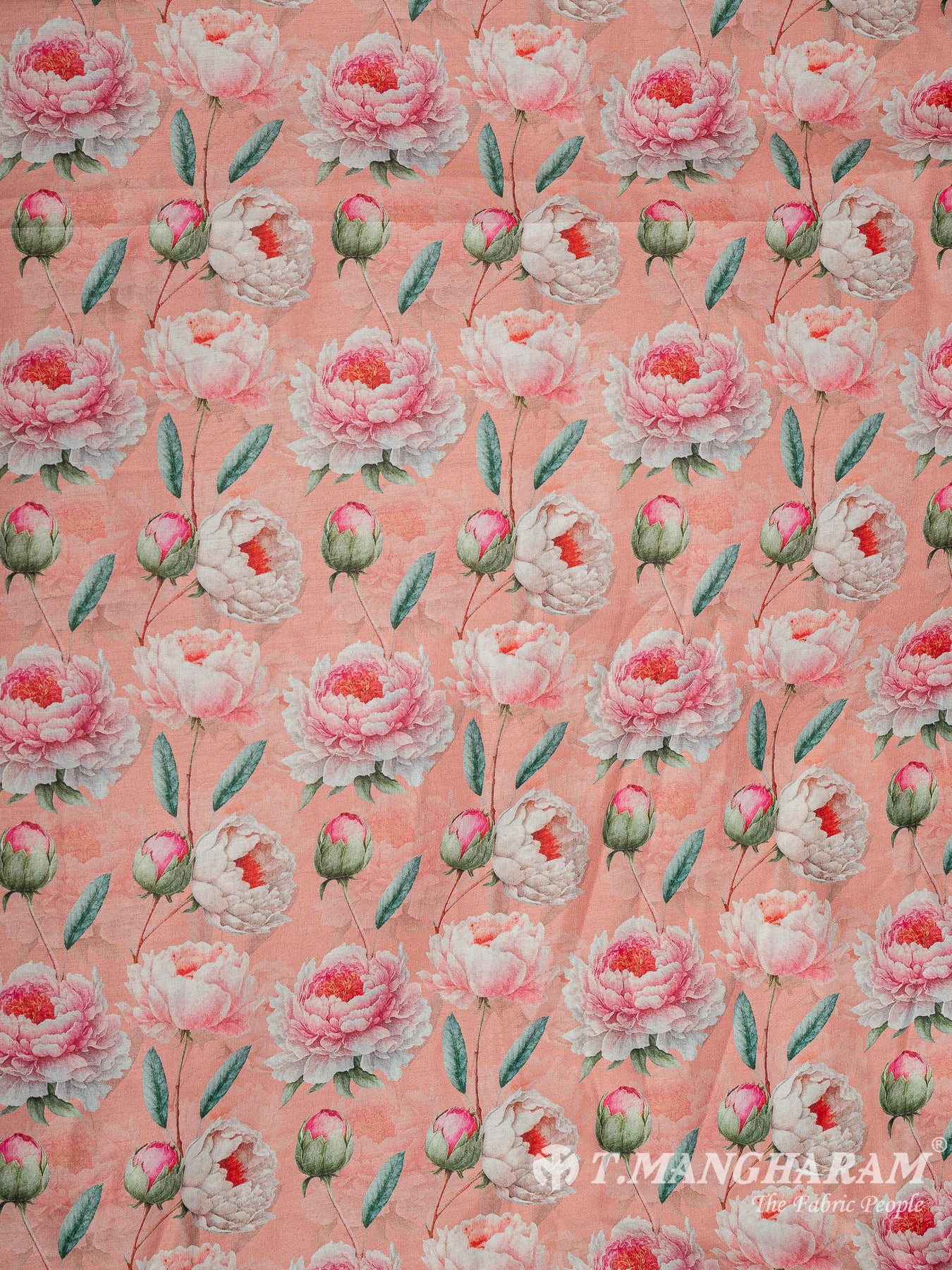 Peach Cotton Fabric - EC11697