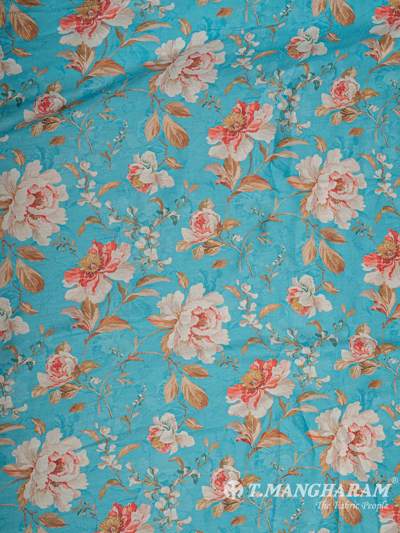 Blue Cotton Fabric - EC11701