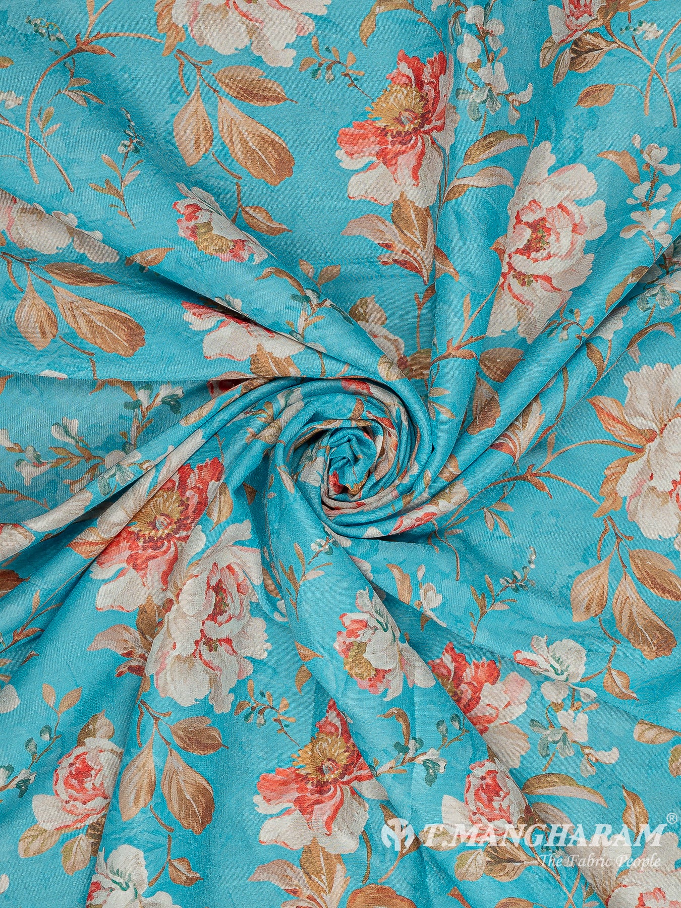 Blue Cotton Fabric - EC11701