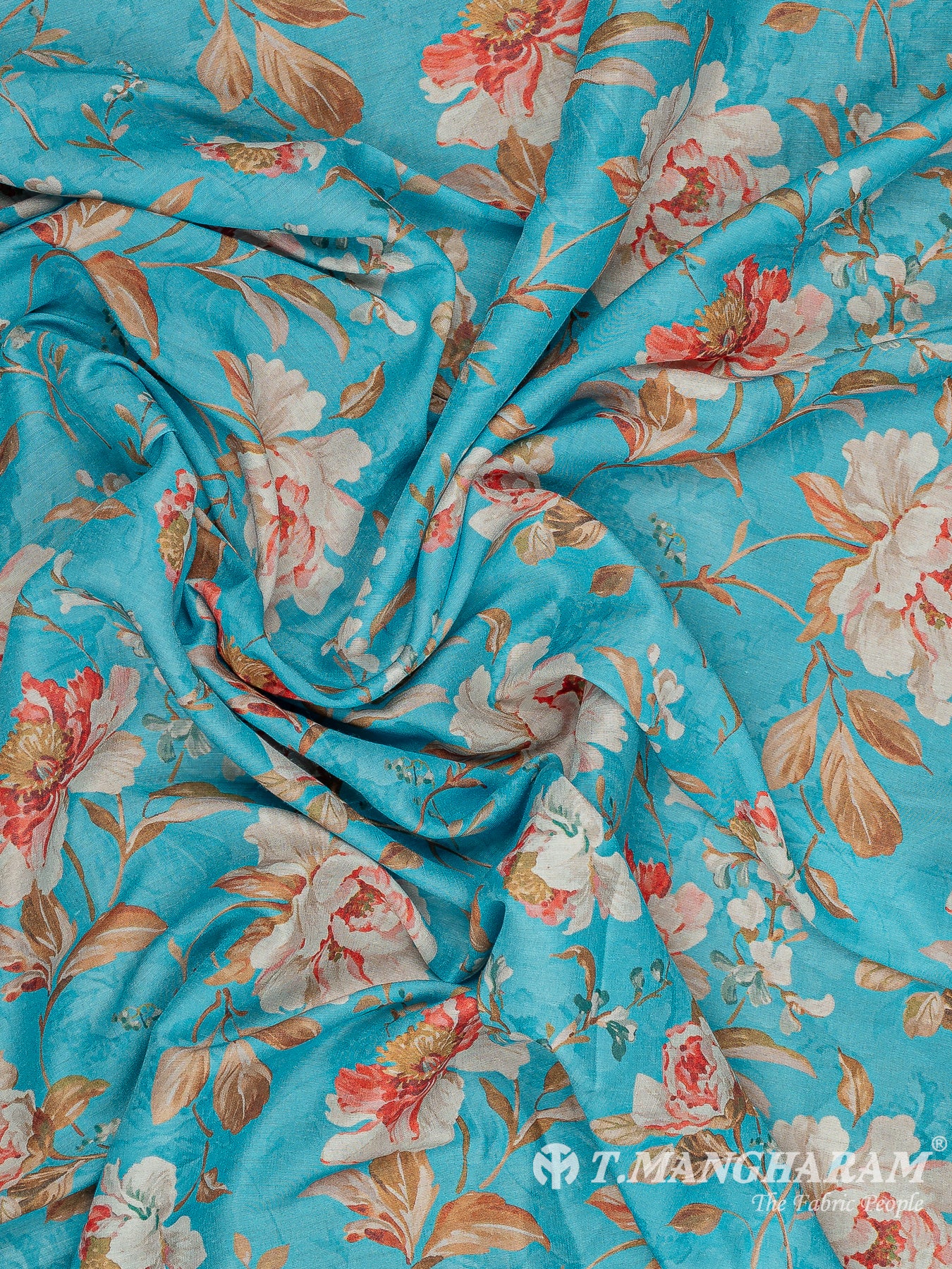 Blue Cotton Fabric - EC11701