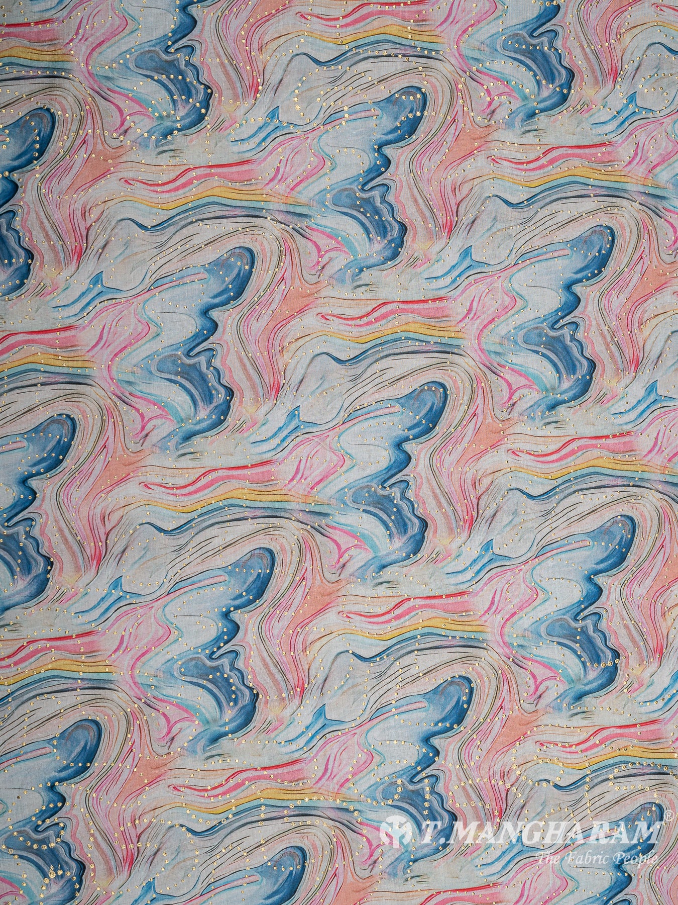 Multicolor Cotton Fabric - EB8768