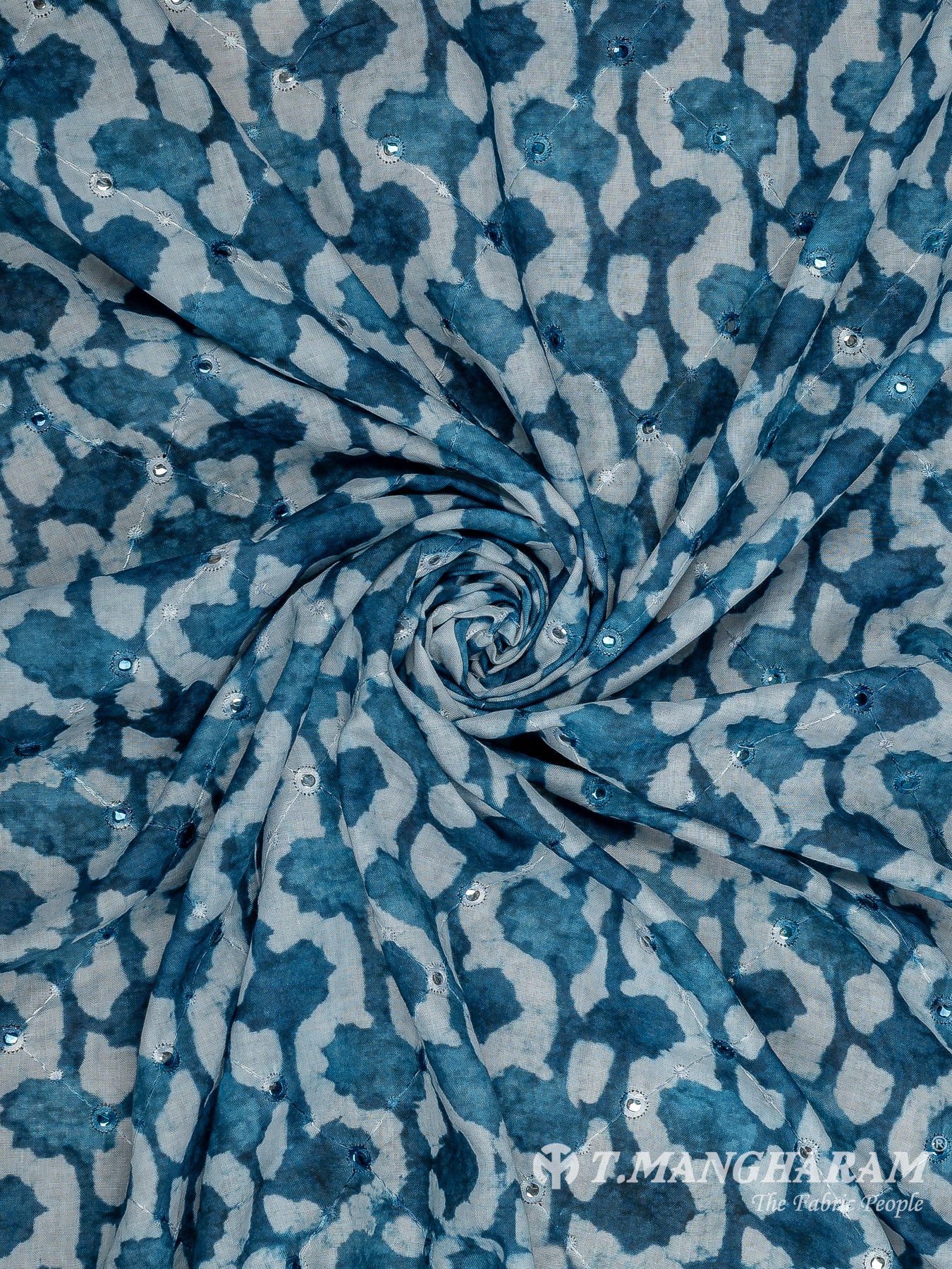 Blue Cotton Fabric - EB8778