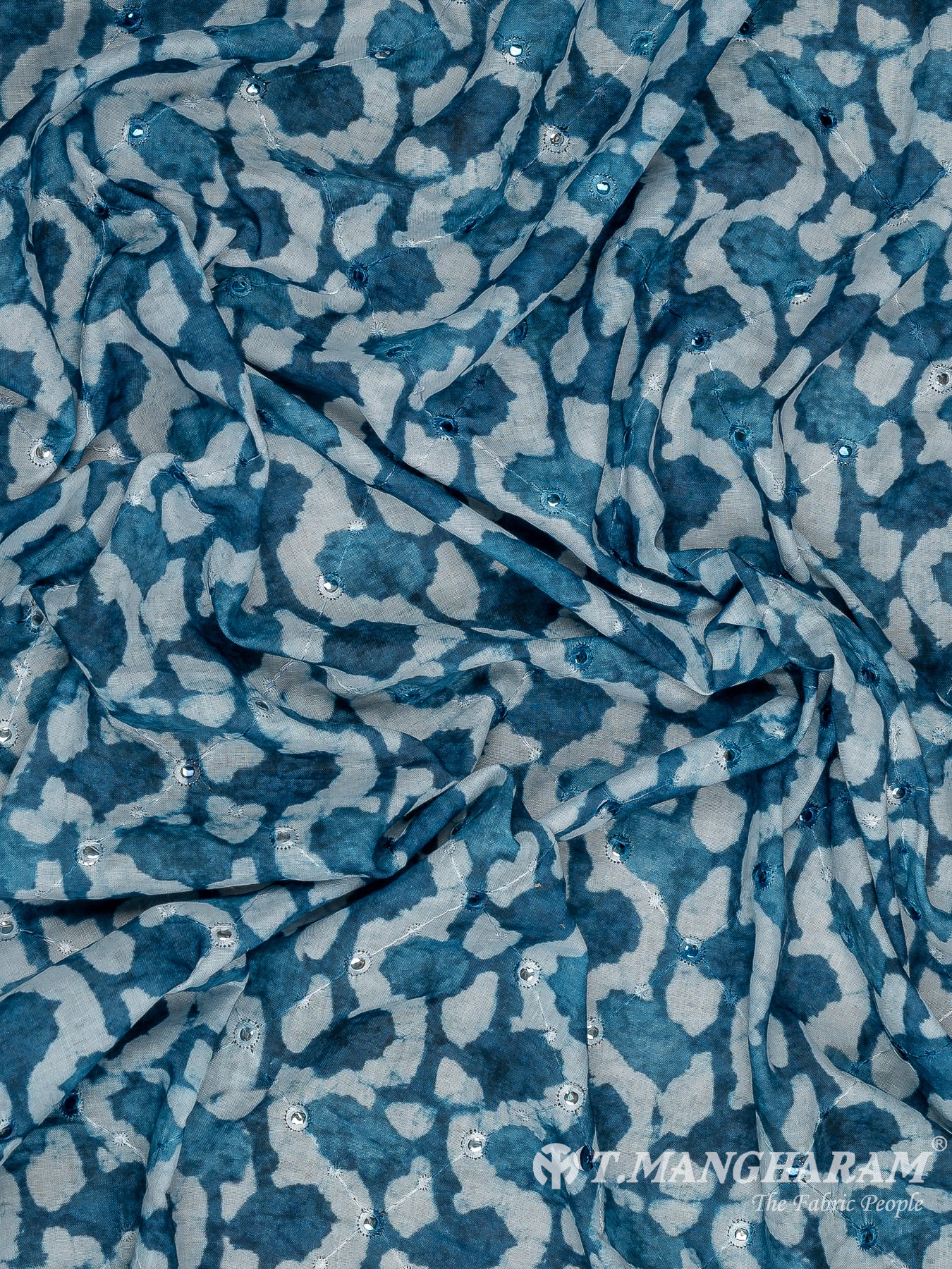 Blue Cotton Fabric - EB8778