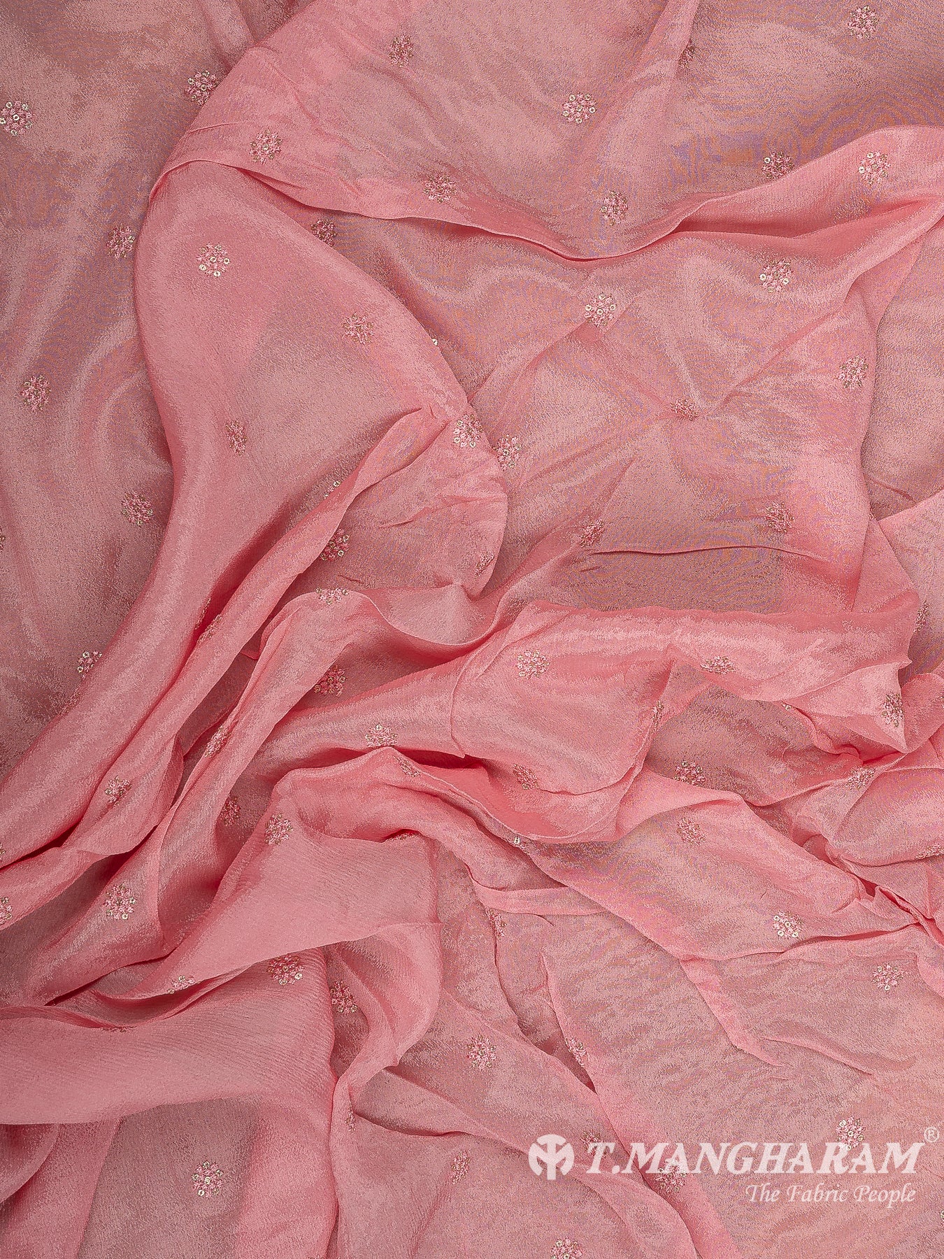 Pink Chinnon Silk Fabric - EB8886