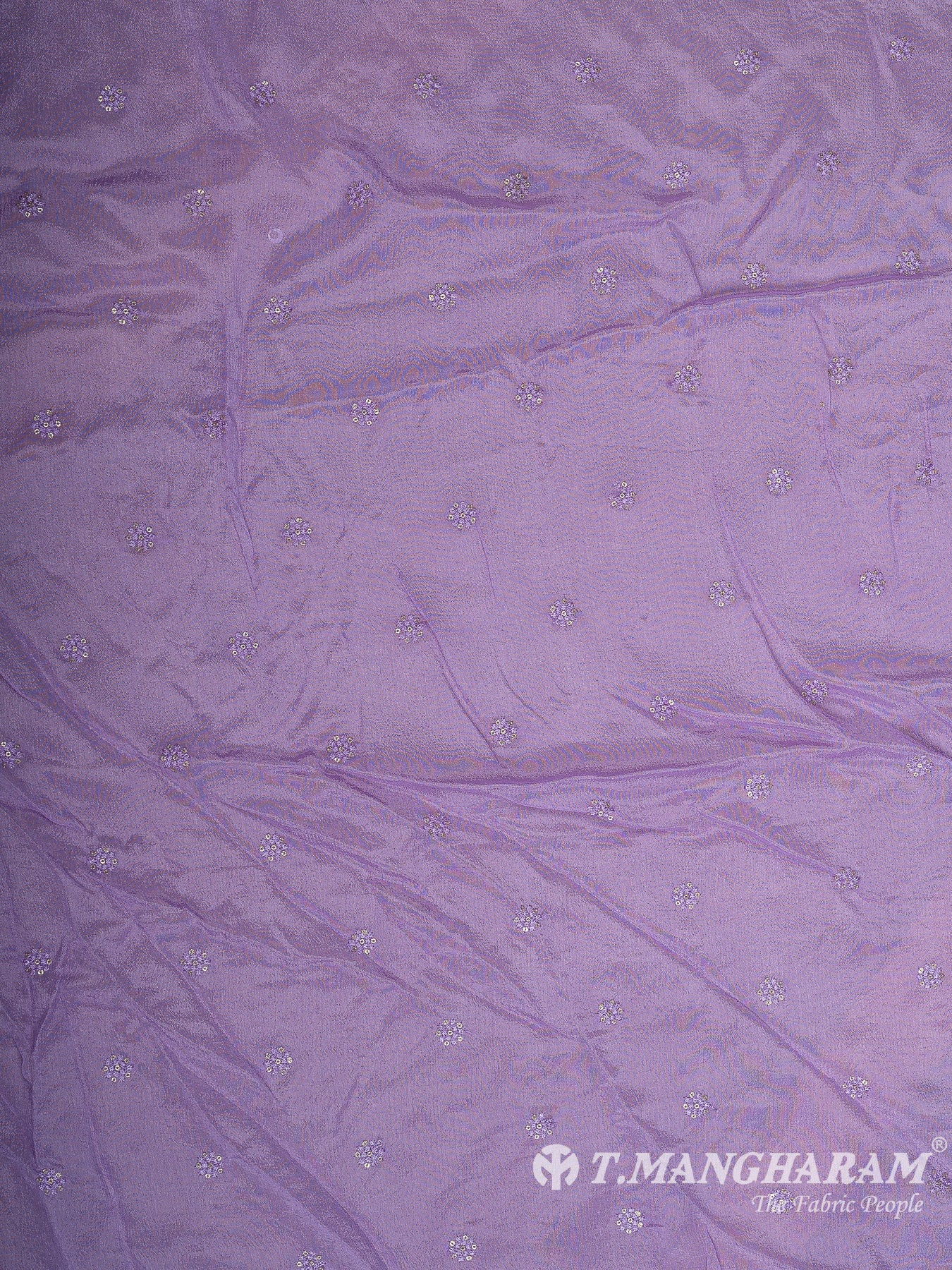 Violet Chinnon Silk Fabric - EB8892