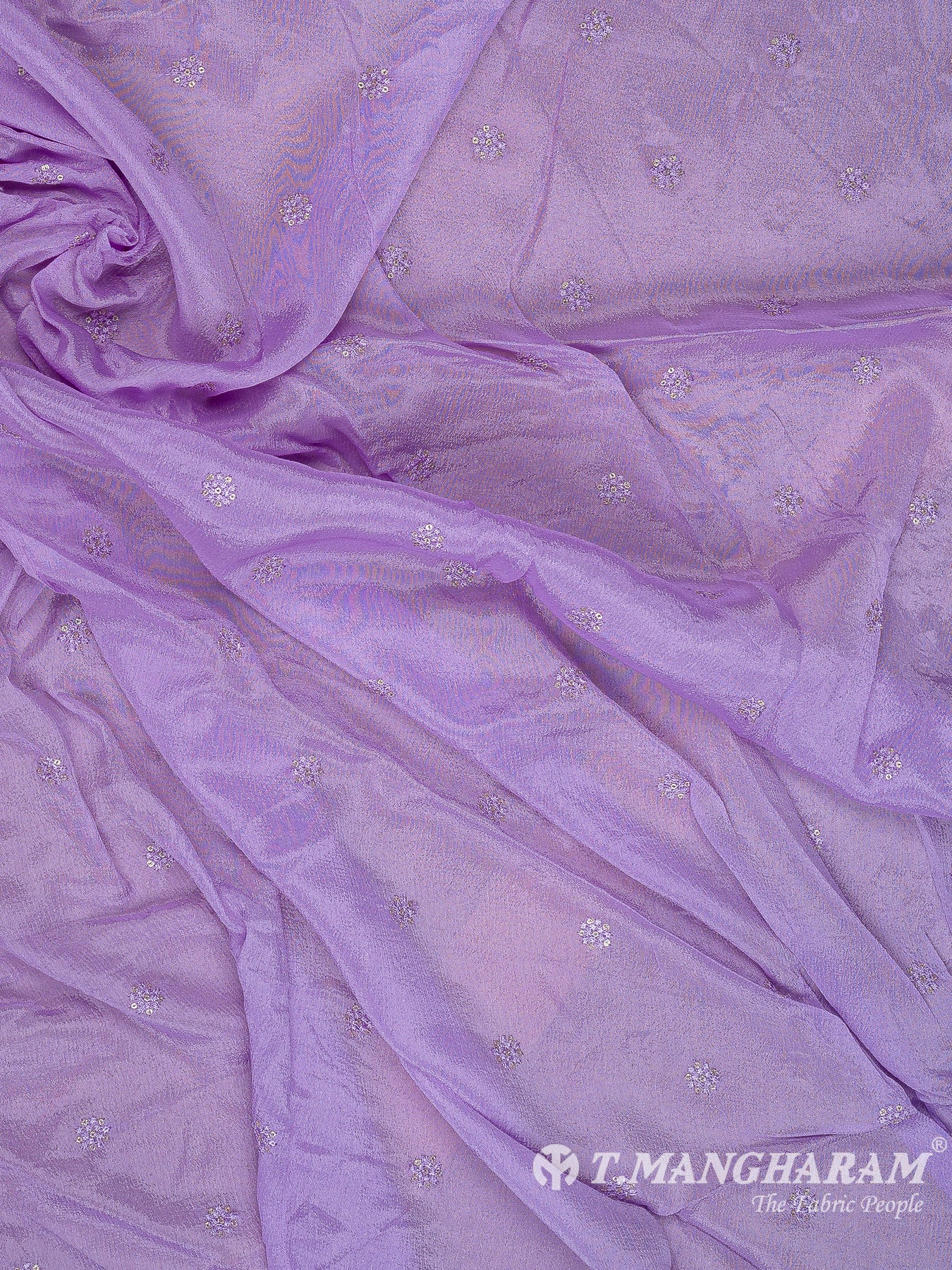 Violet Chinnon Silk Fabric - EB8892