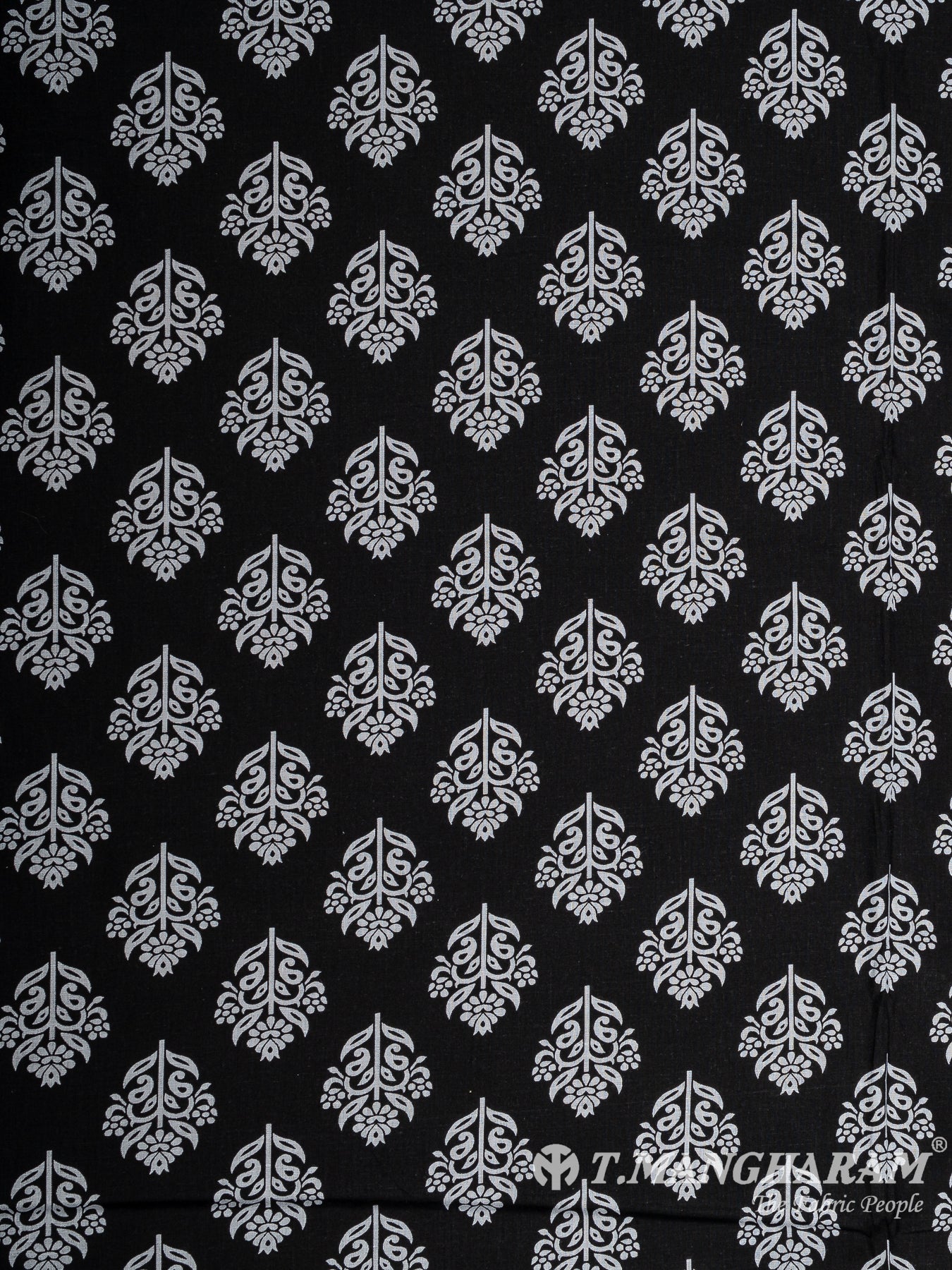 Black Cotton Fabric - EA3823