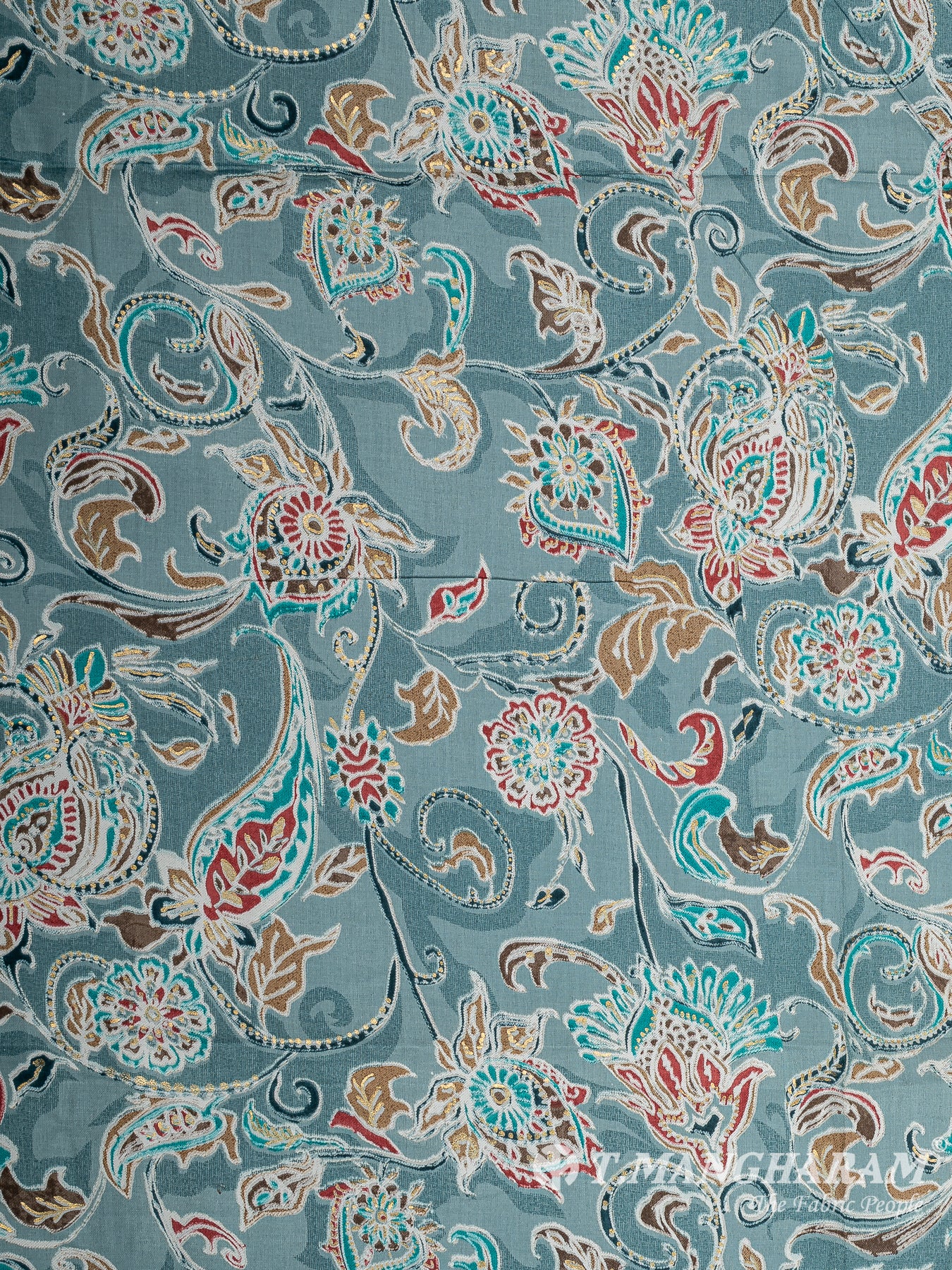 Blue Cotton Fabric - EA3812