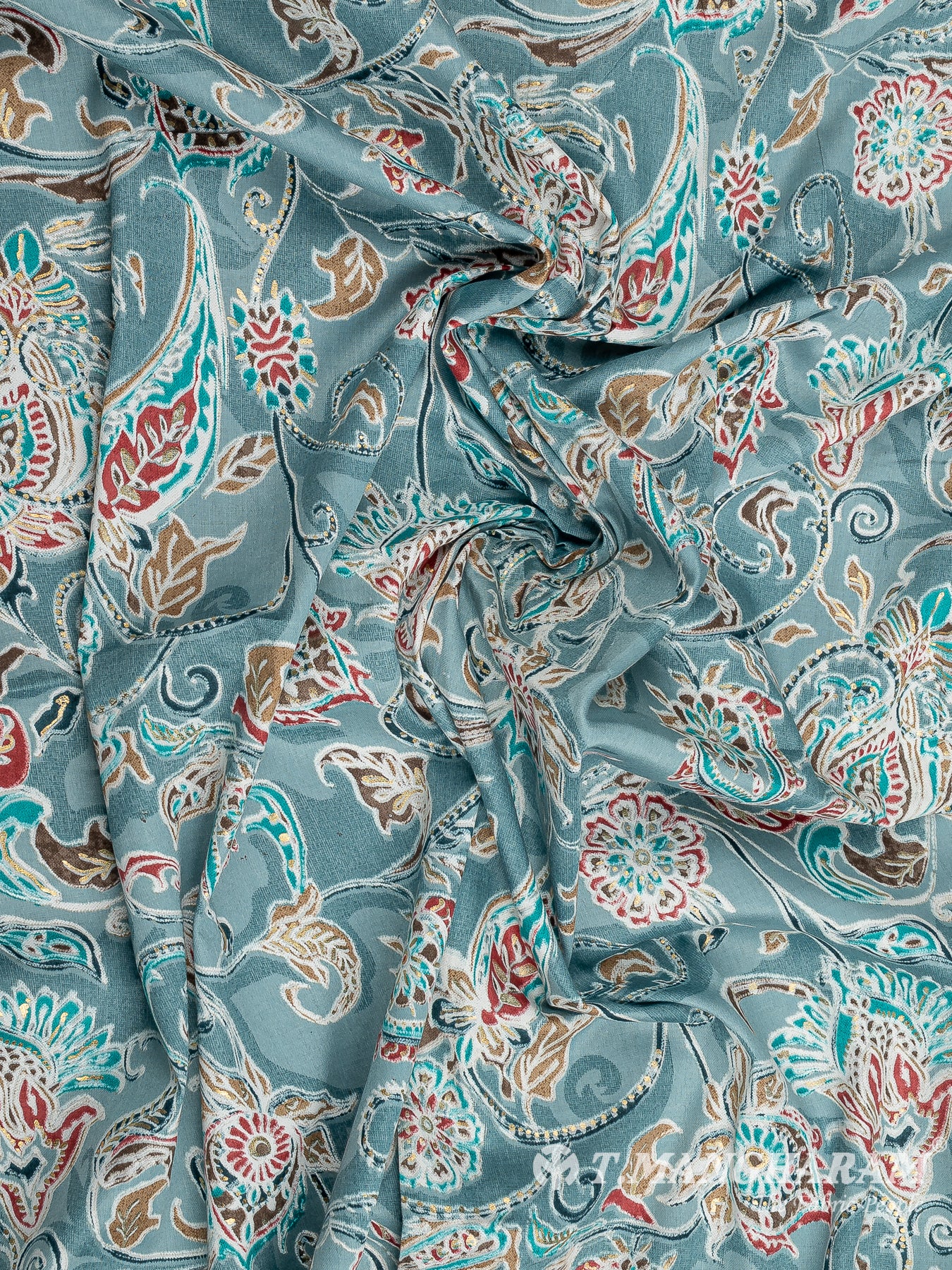 Blue Cotton Fabric - EA3812