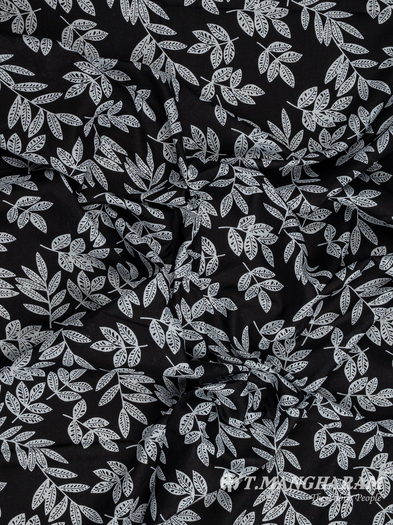 Black Cotton Fabric - EA3822