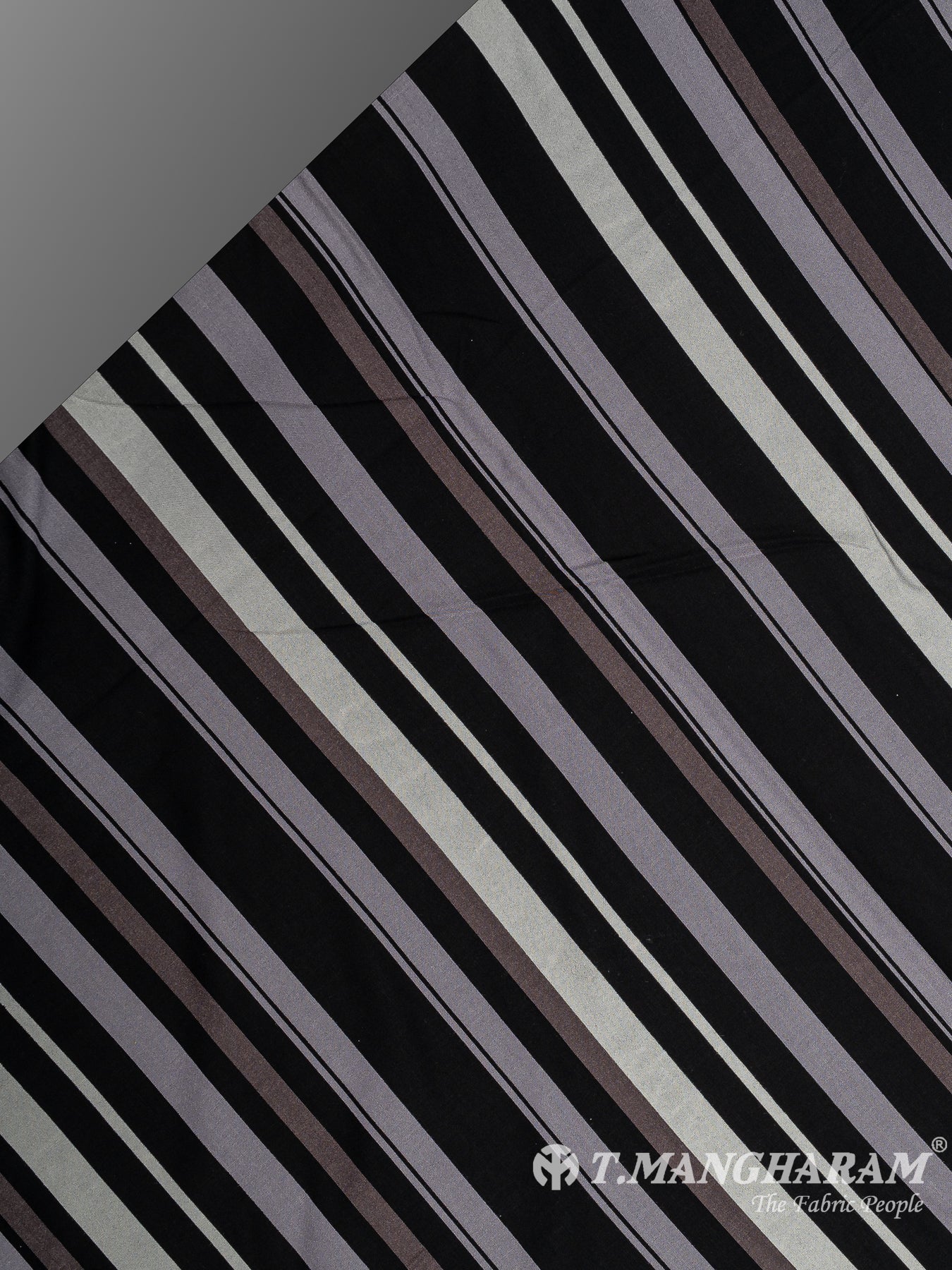 Black Cotton Fabric - EA3805 view-2