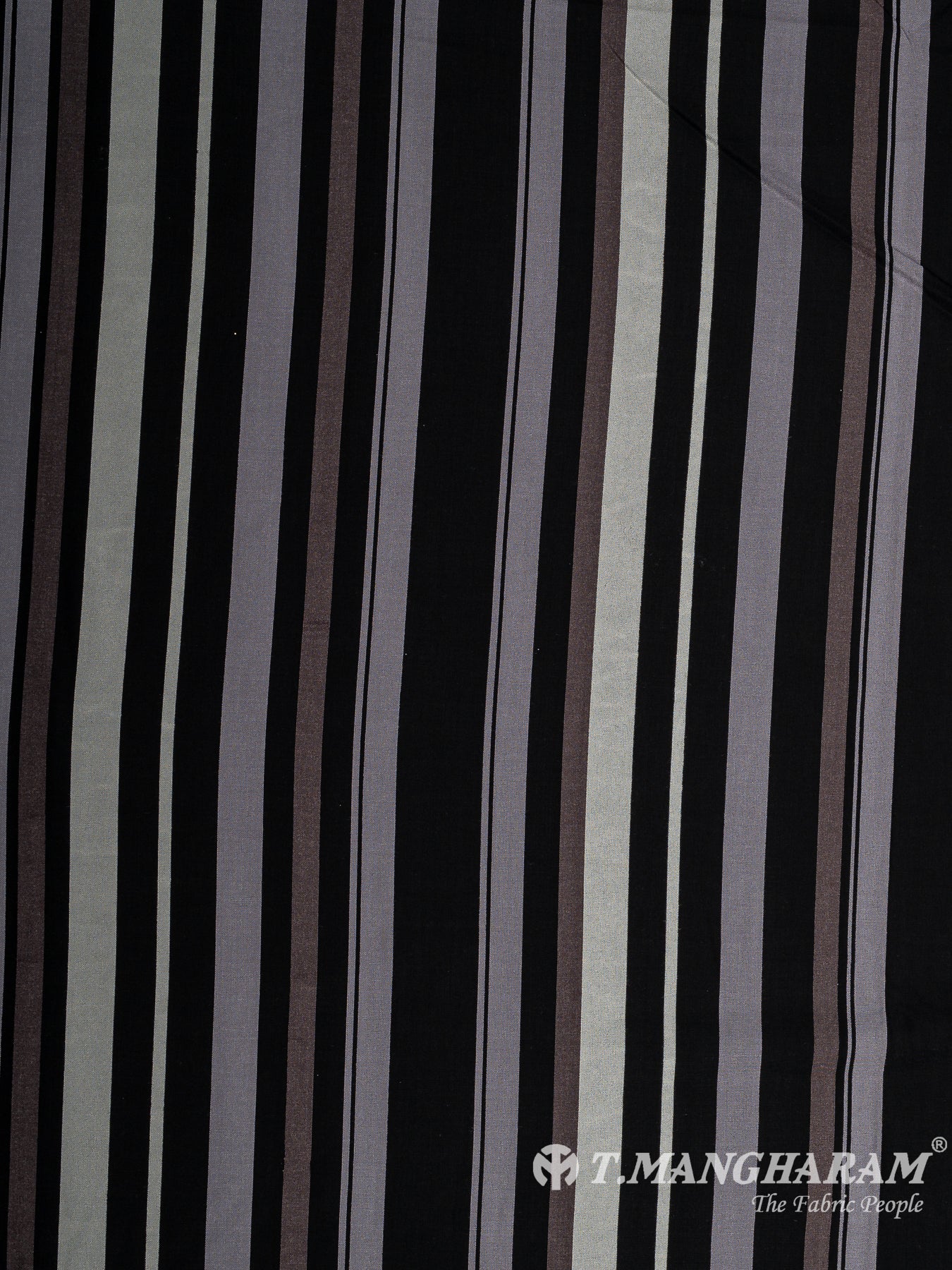 Black Cotton Fabric - EA3805 view-3