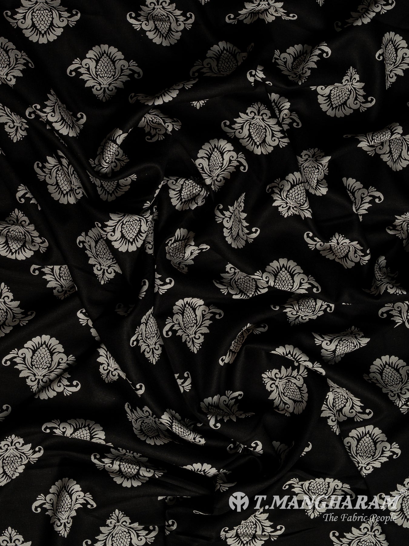 Black Cotton Fabric - EA3800 view-4