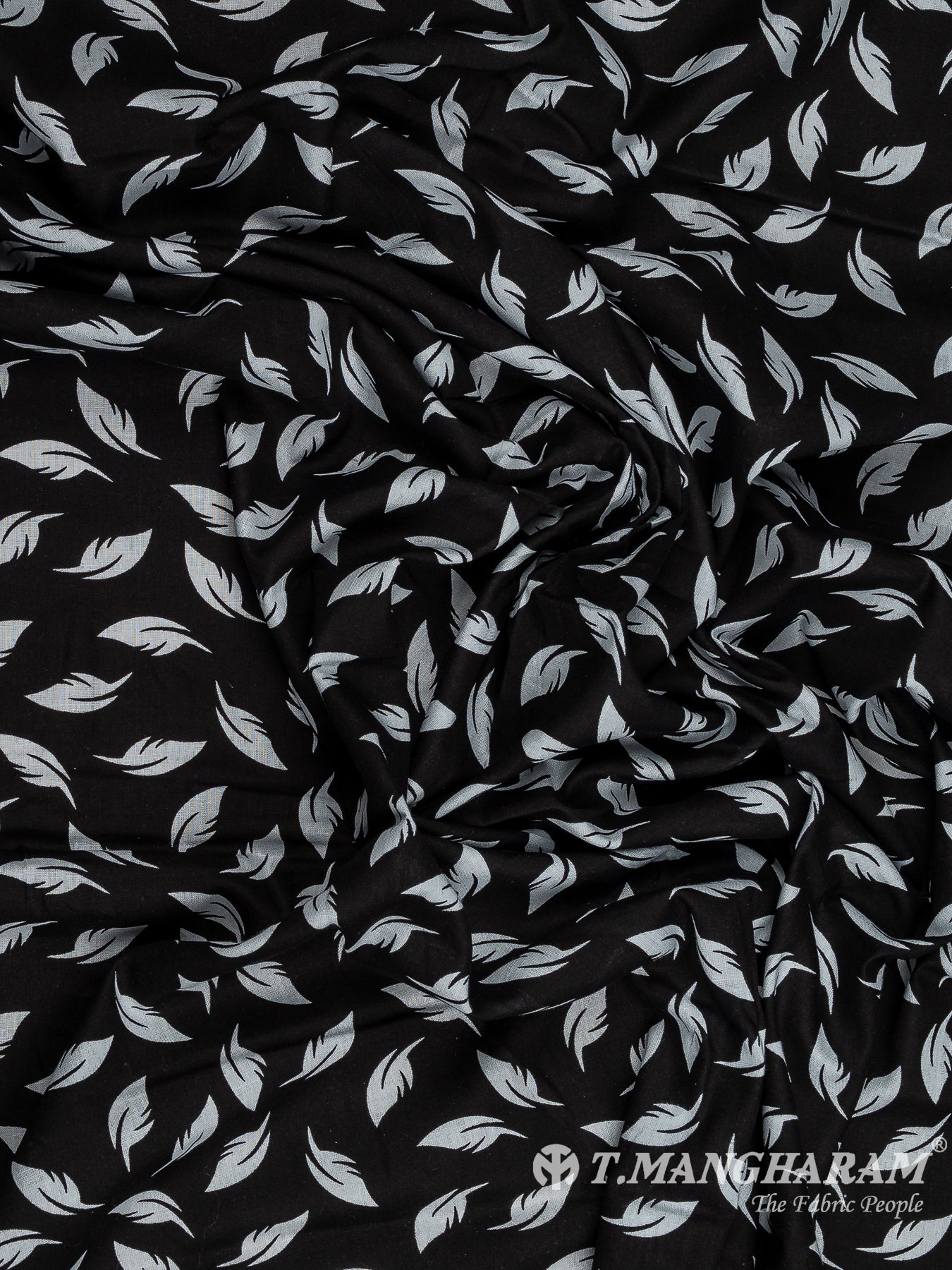 Black Cotton Fabric - EA3821