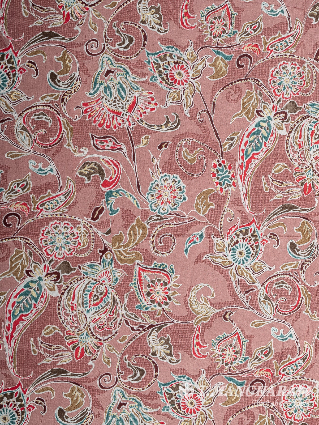 Peach Cotton Fabric - EA3813