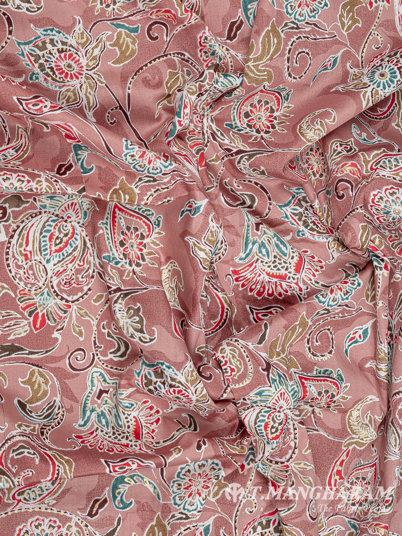Peach Cotton Fabric - EA3813