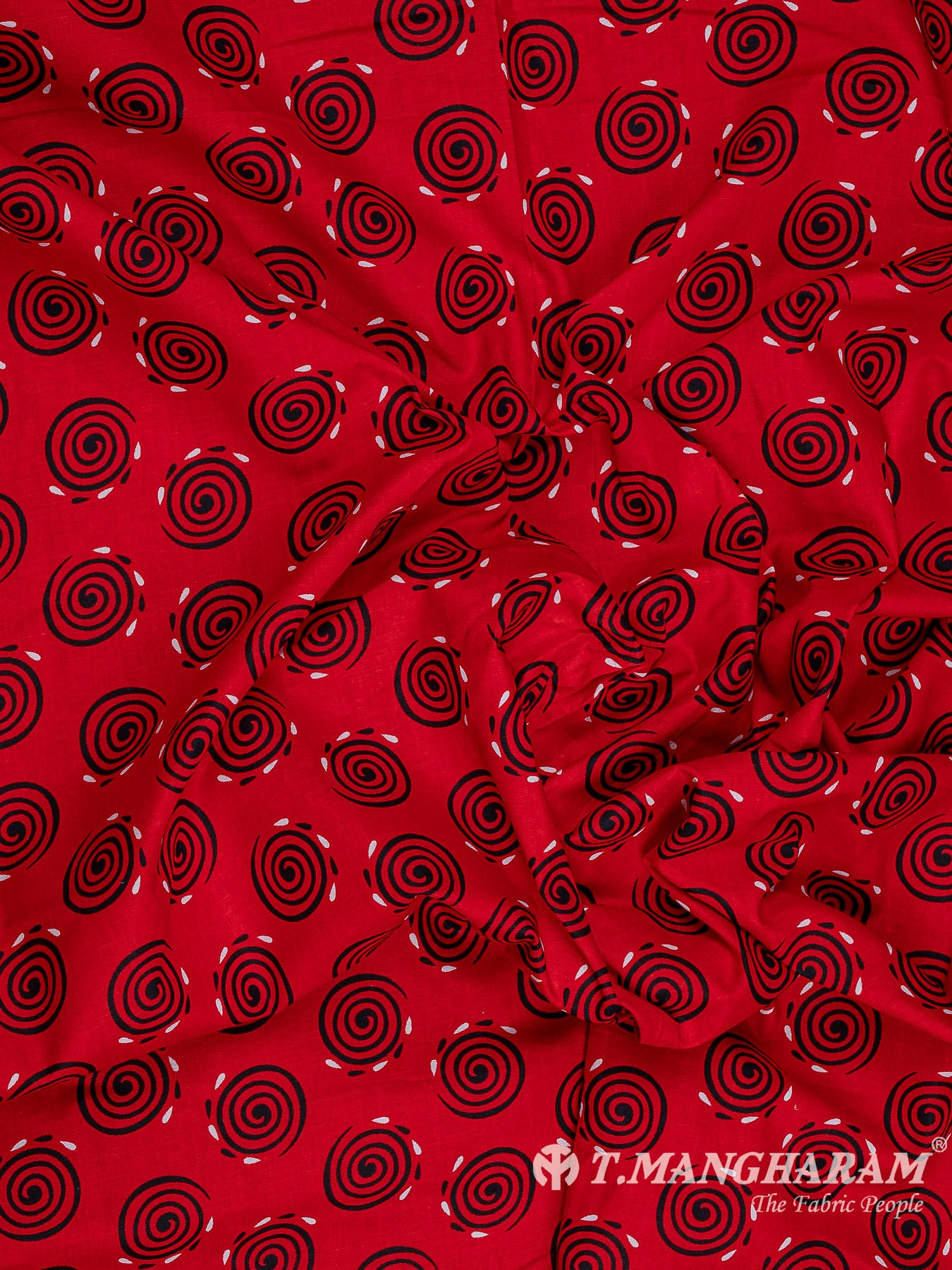 Red Cotton Fabric - EA3815 view-4