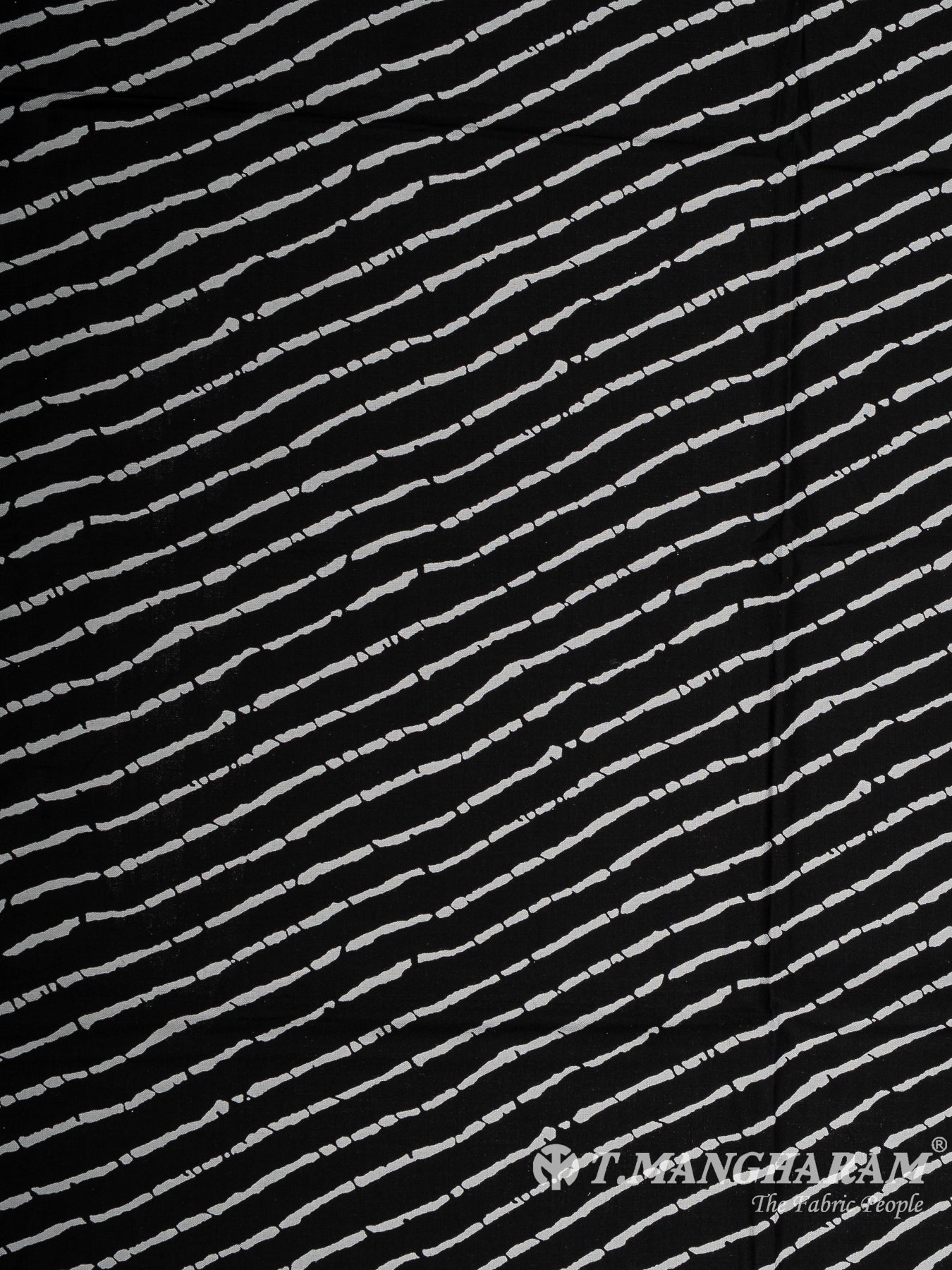 Black Cotton Fabric - EA3799 view-3