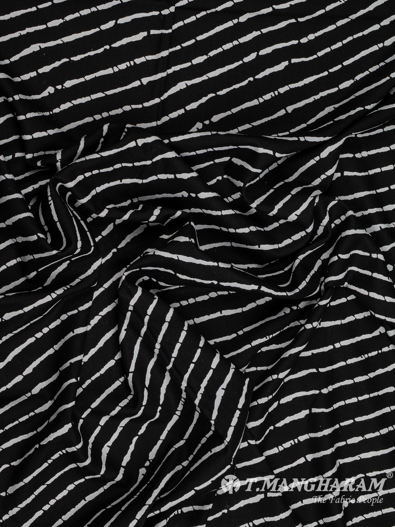 Black Cotton Fabric - EA3799 view-4