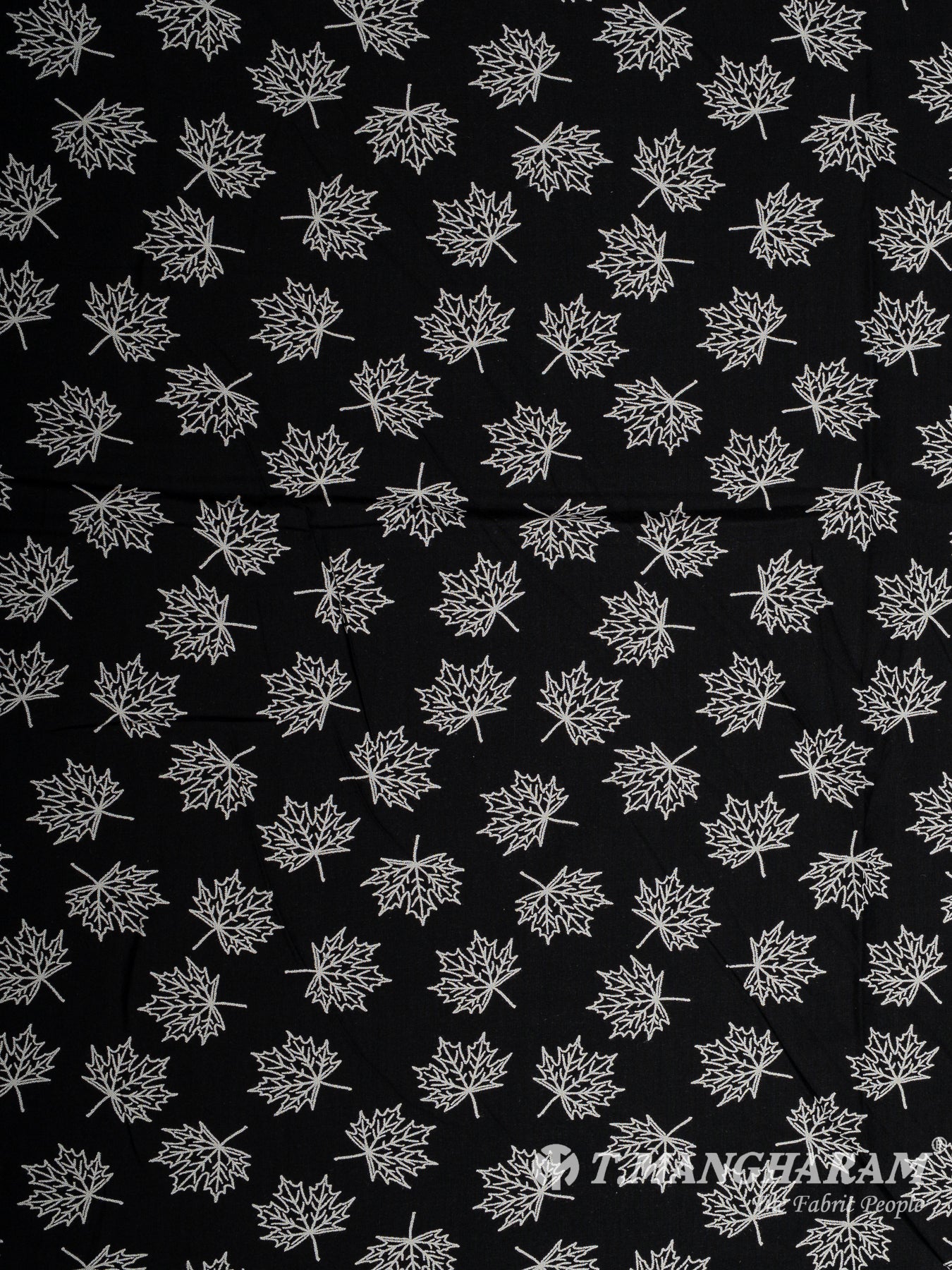 Black Cotton Fabric - EA3802