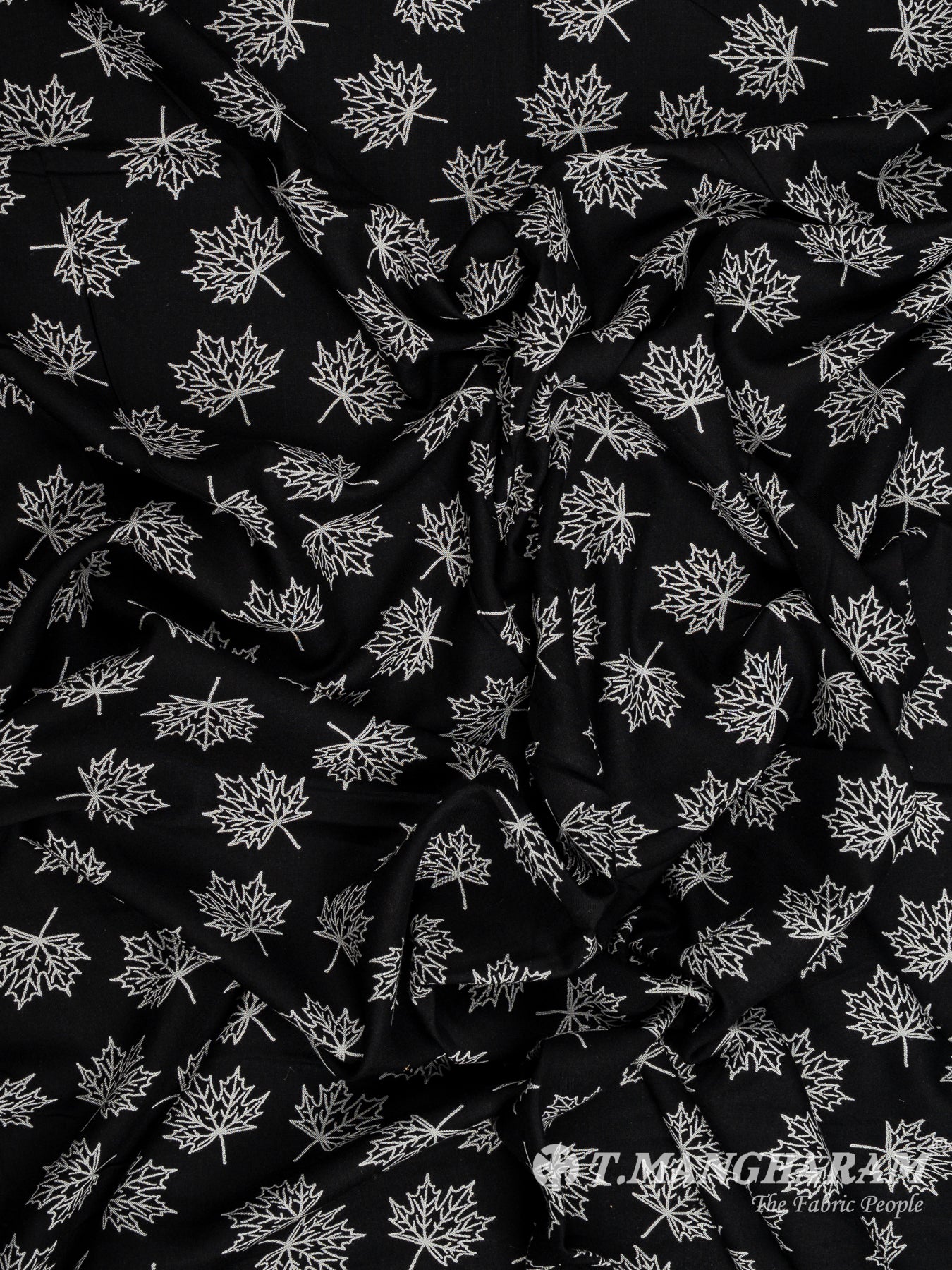 Black Cotton Fabric - EA3802