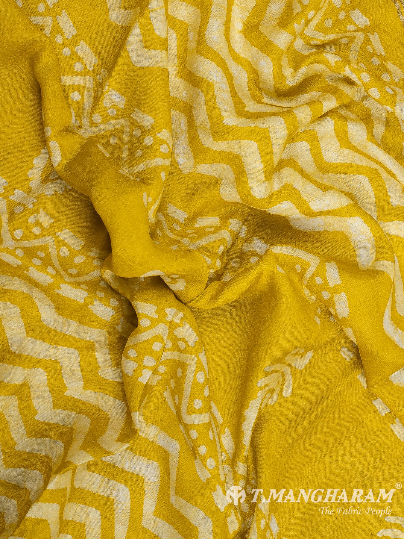 Blue and Yellow Cotton Chudidhar Fabric Set - EH1799