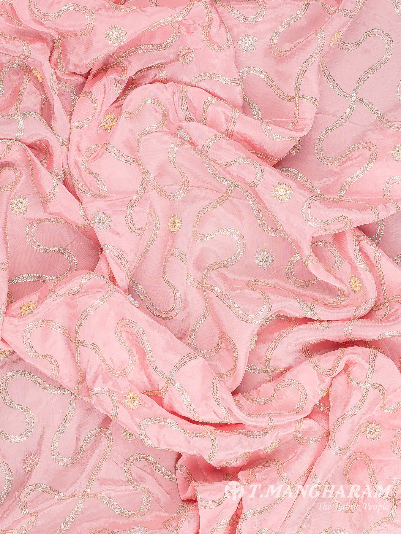 Pink Viscose Crepe Fabric - EB8989
