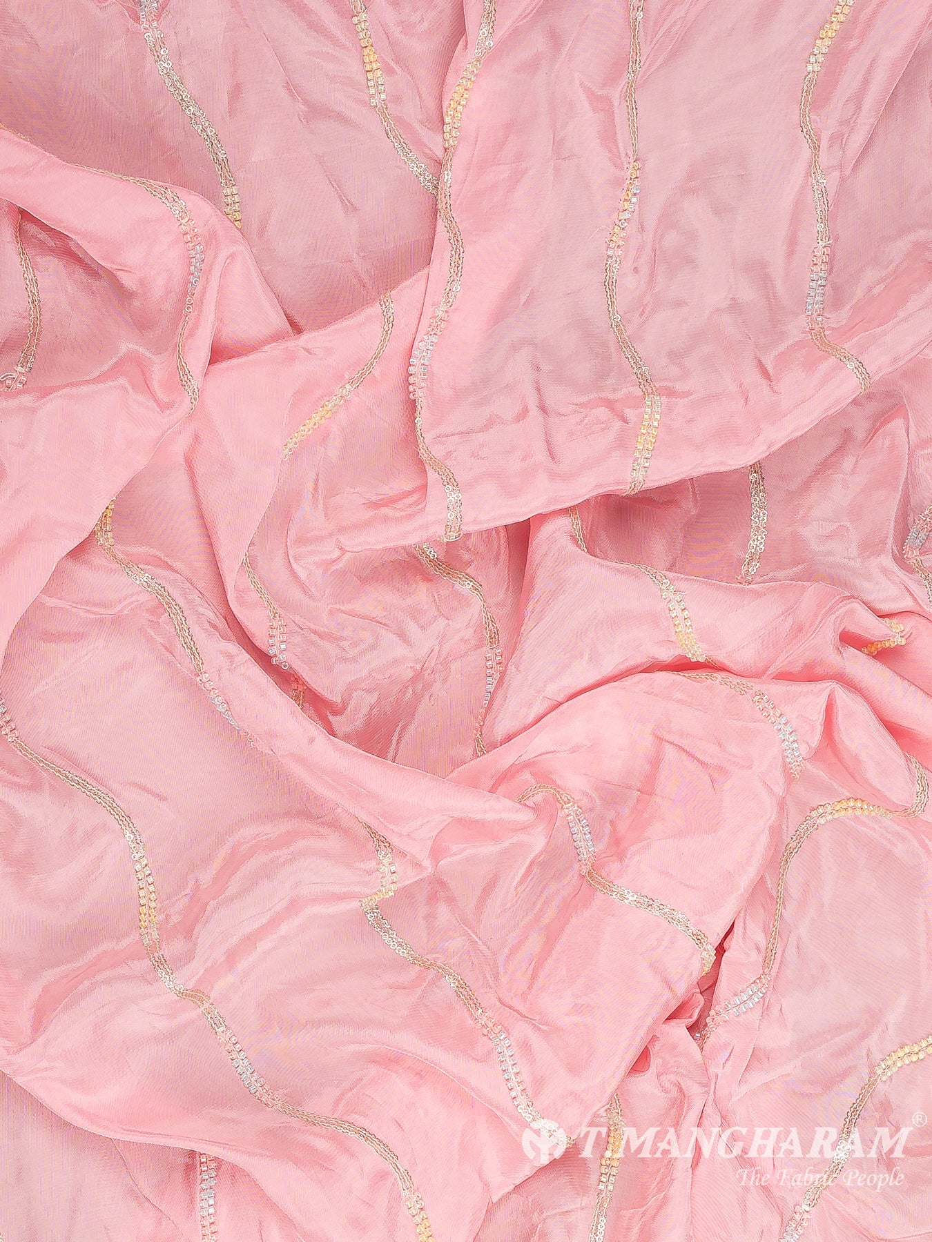 Pink Viscose Crepe Fabric - EB8992