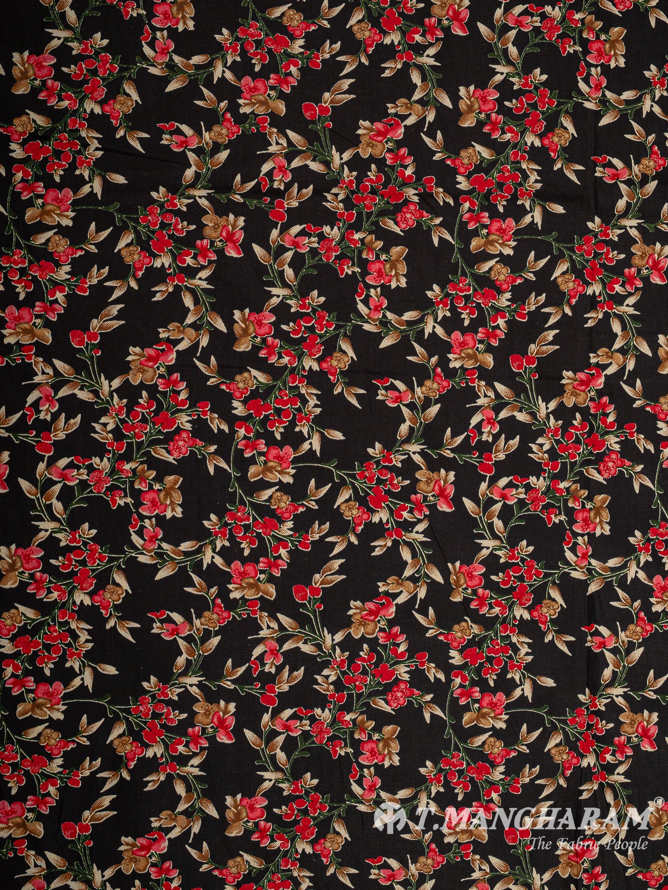 Black Cotton Fabric - EC11984