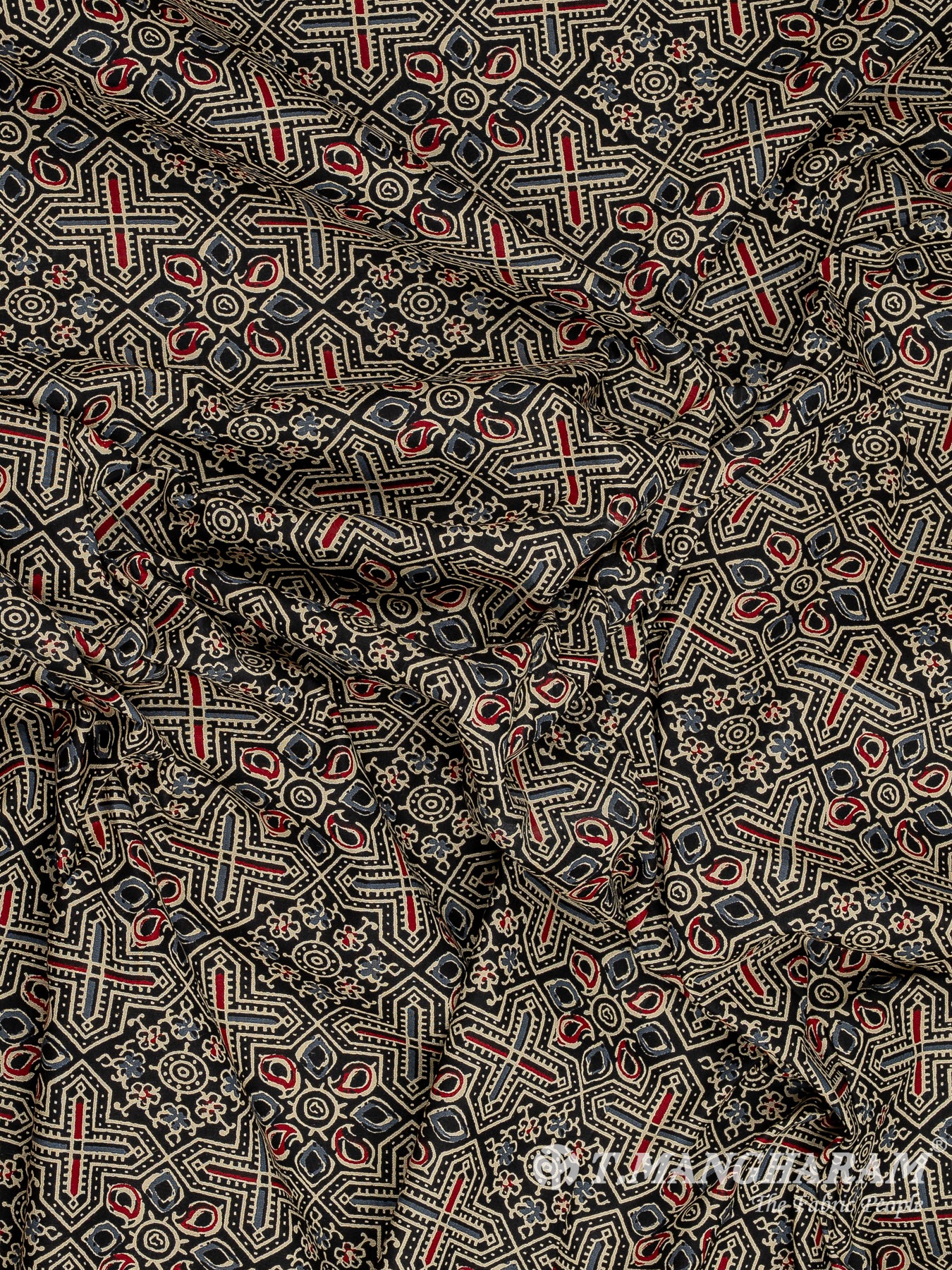 Black Cotton Fabric - EB9051