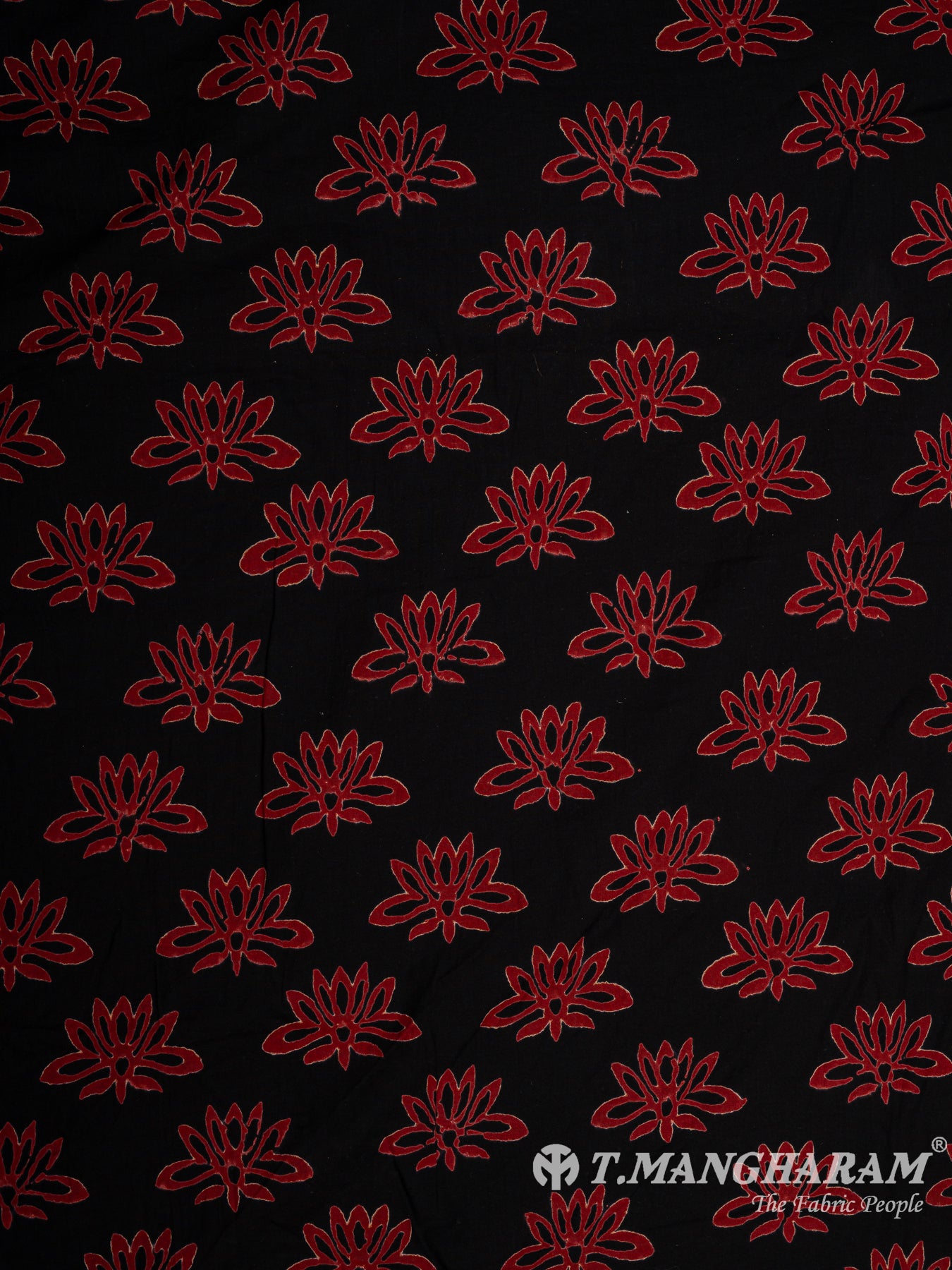 Black Cotton Fabric - EB9128