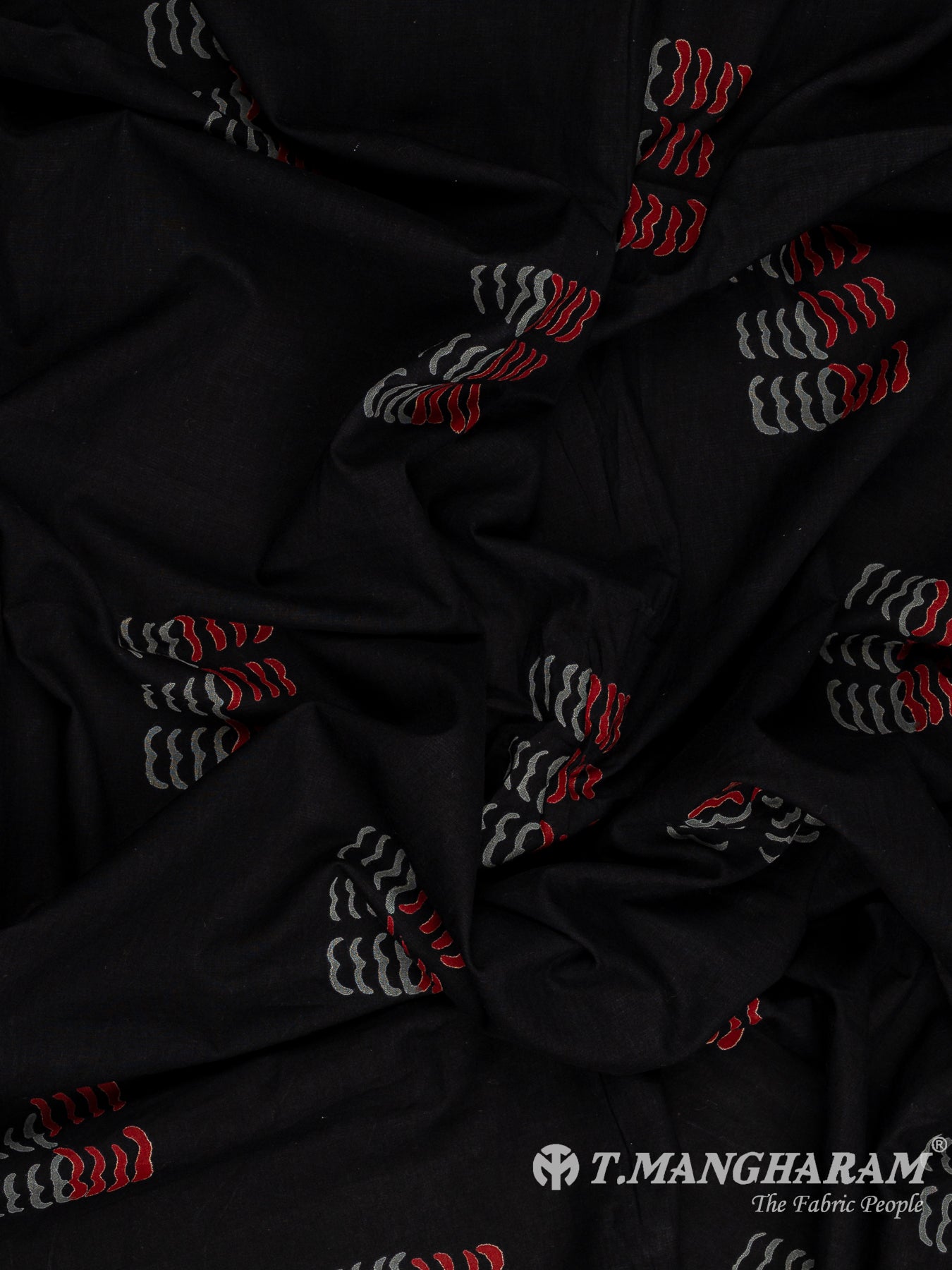 Black Cotton Fabric - EB9139