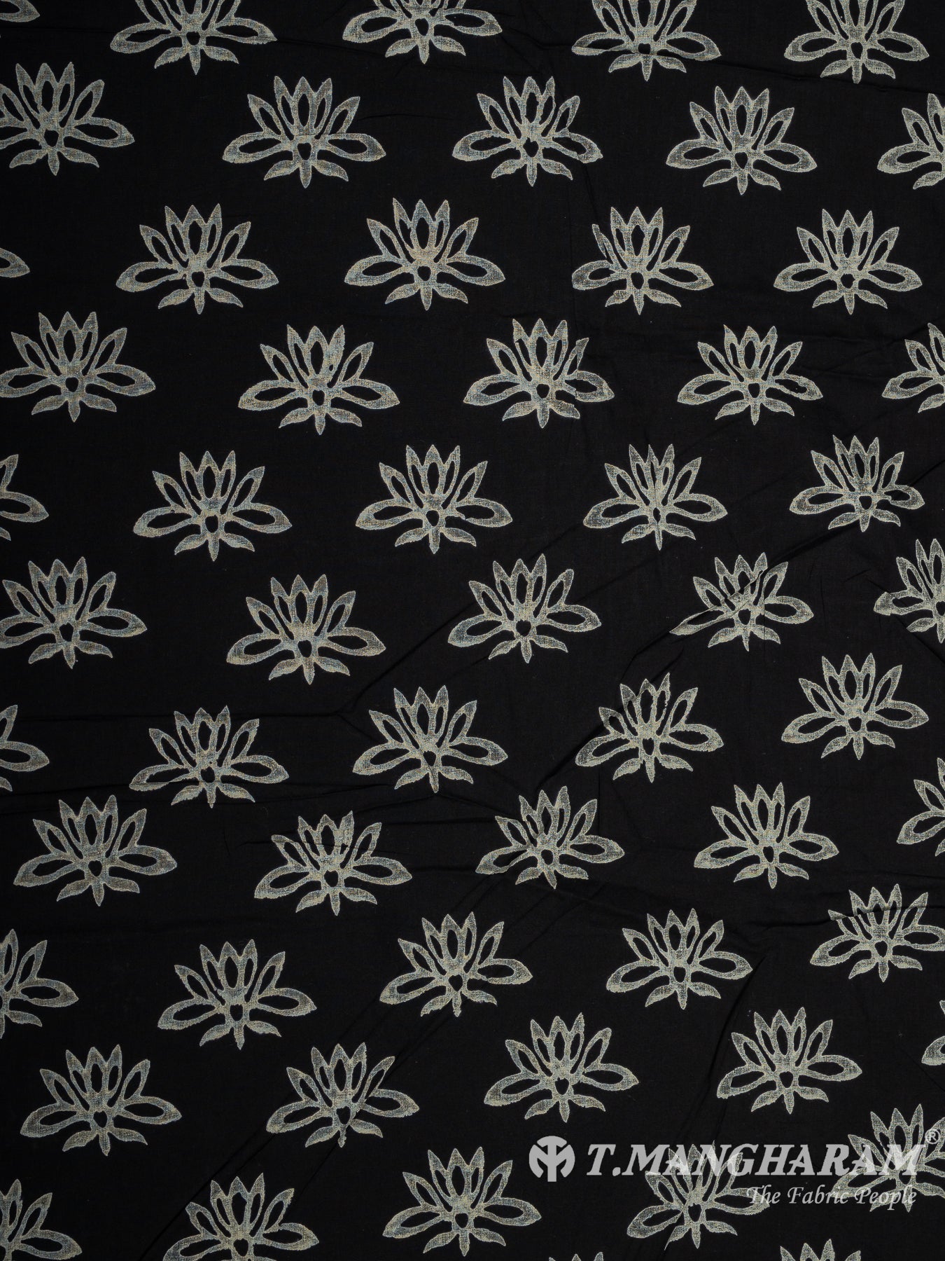 Black Cotton Fabric - EB9151