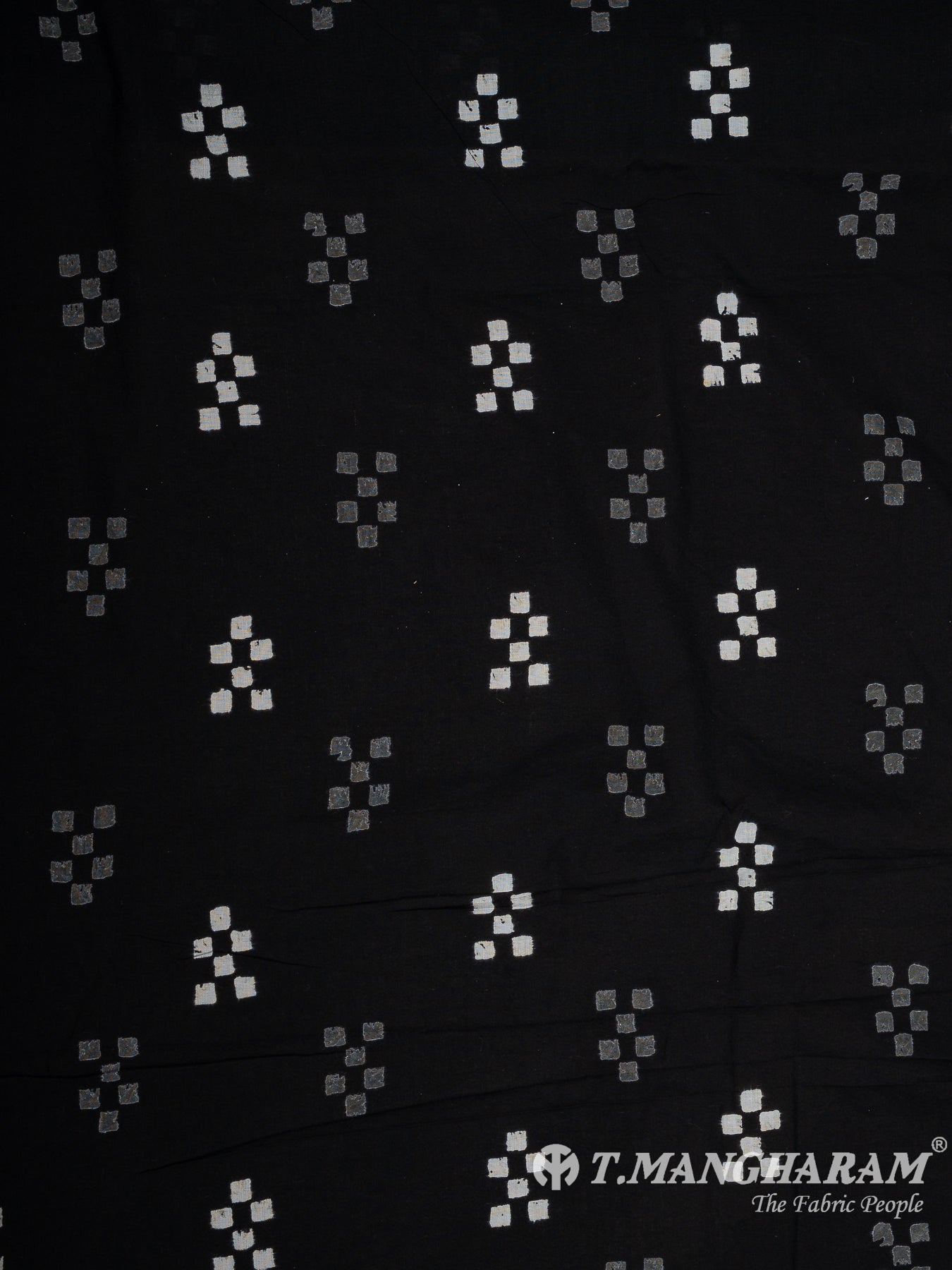 Black Cotton Fabric - EB9133
