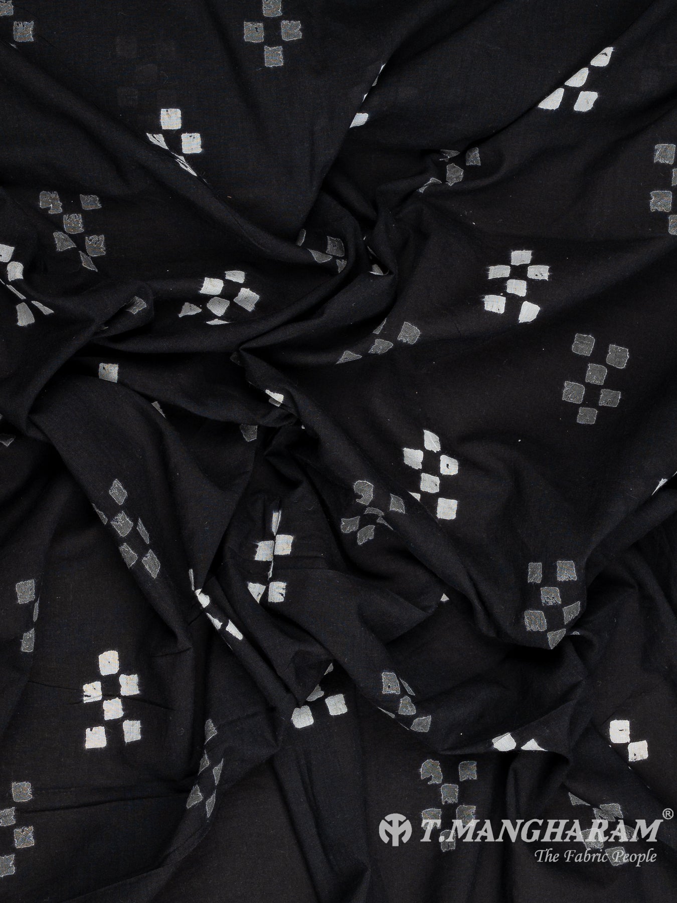 Black Cotton Fabric - EB9133