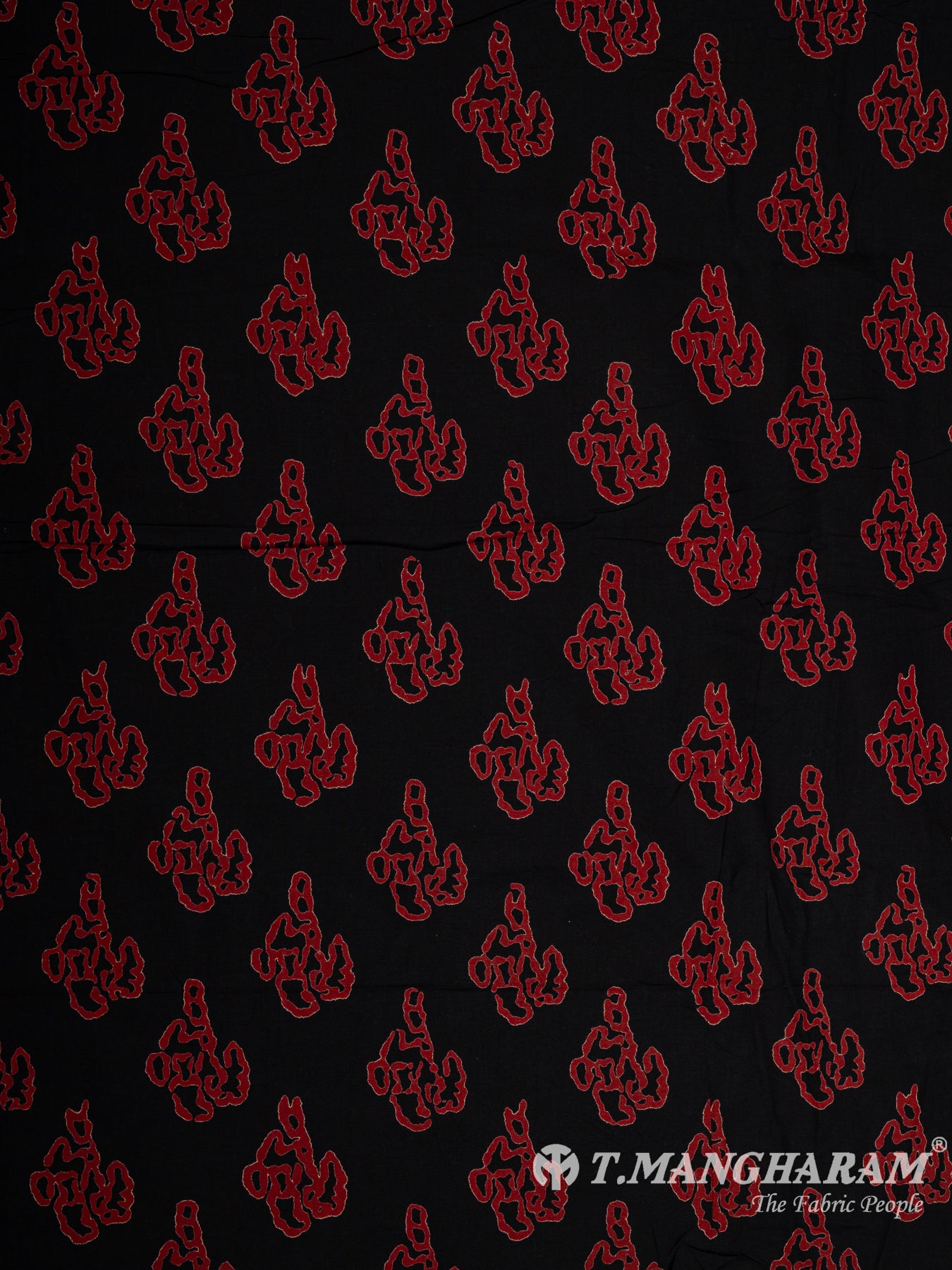 Black Cotton Fabric - EB9124