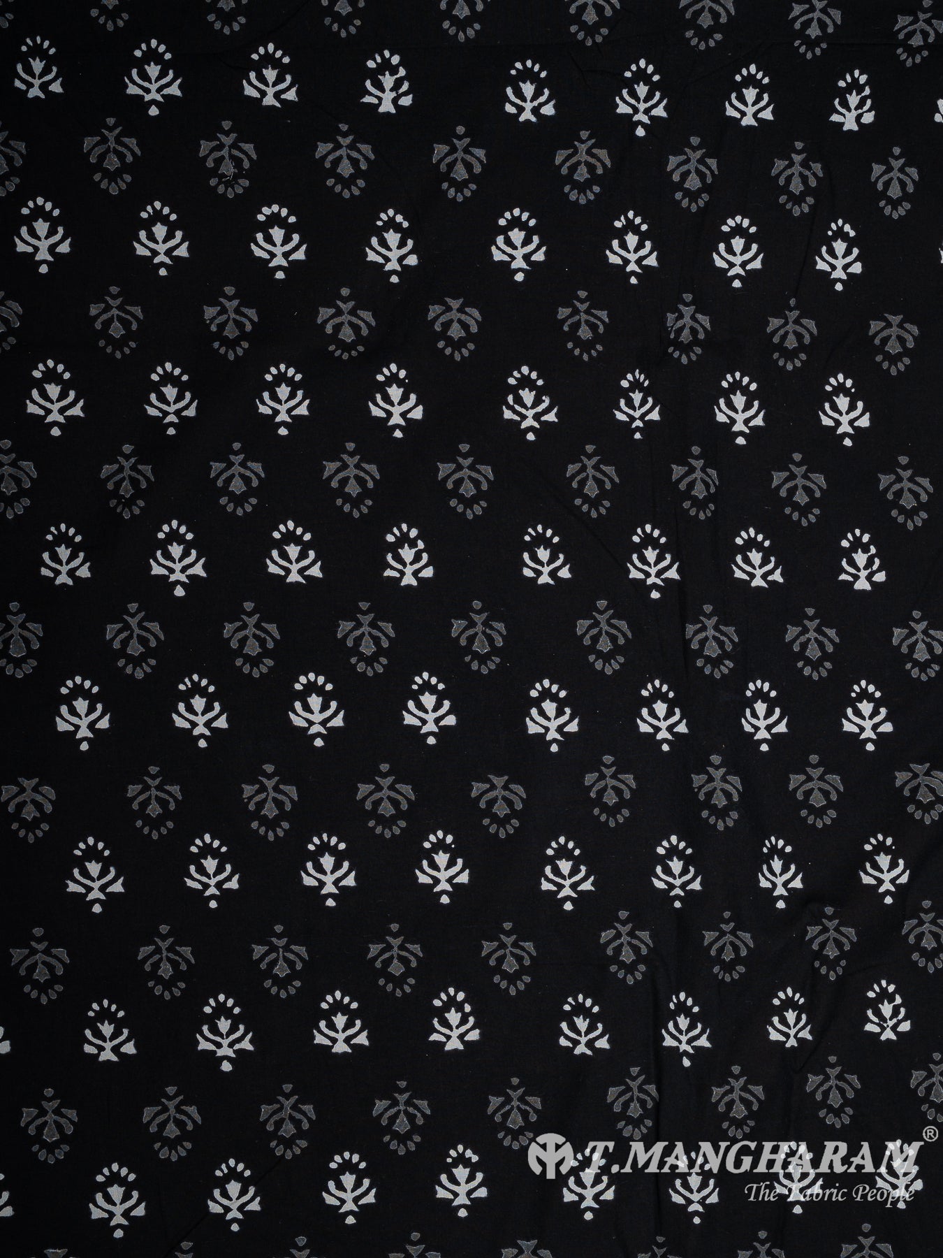 Black Cotton Fabric - EB9127