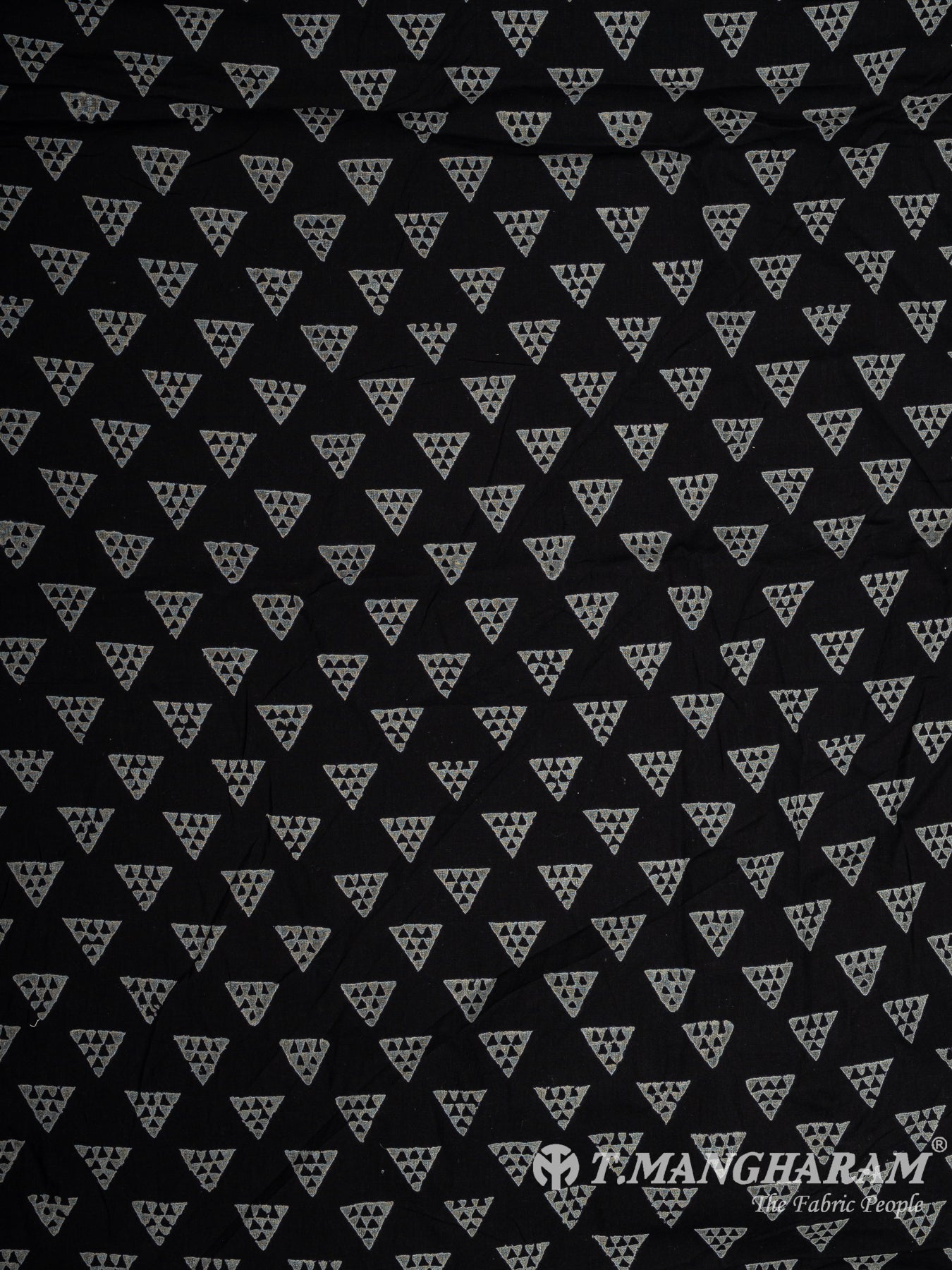Black Cotton Fabric - EB9150